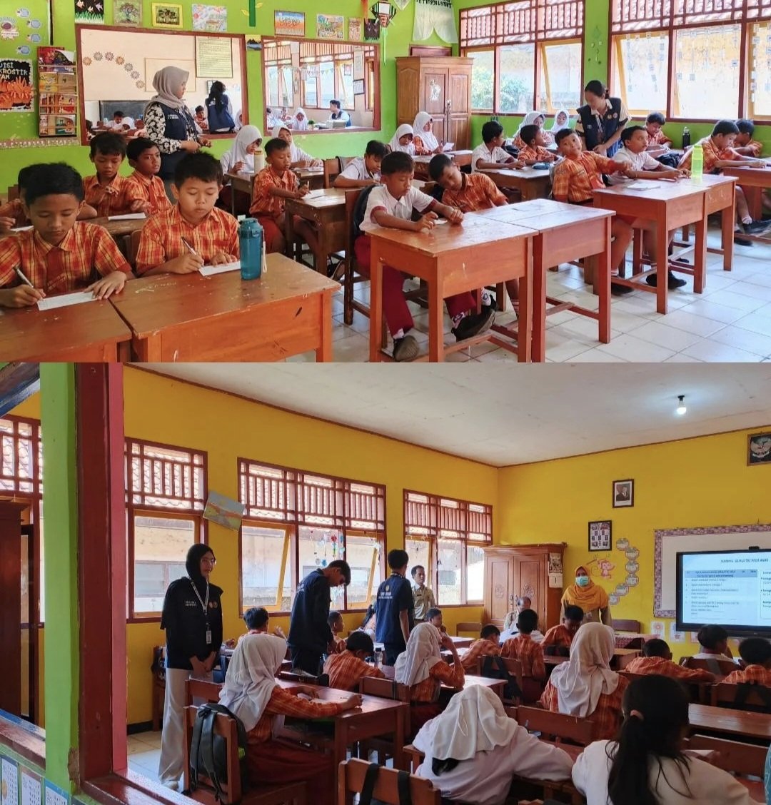 Kegiatan hari ke-27 : Mengikuti pendampingan screening TBC di SD Pesanggrahan 01