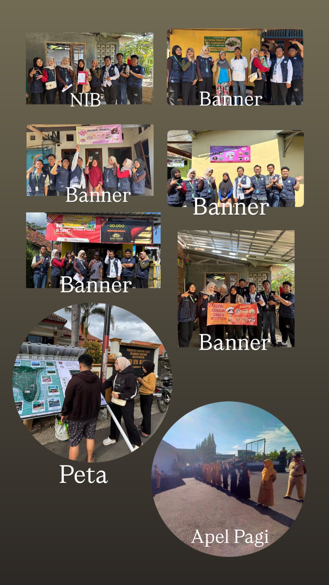 Pelaksanaan Apel Pagi, Penguatan Branding dan Legalitas UMKM, serta Pemasangan Peta Potensi Desa Bulupayung