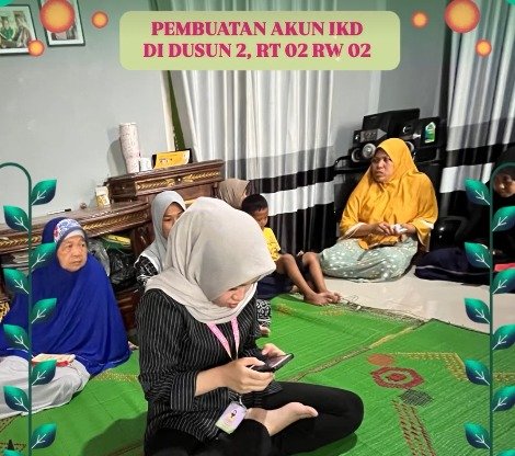 Pembuatan Akun Identitas Kependudukan Digital (IKD) di RT 2 ‎