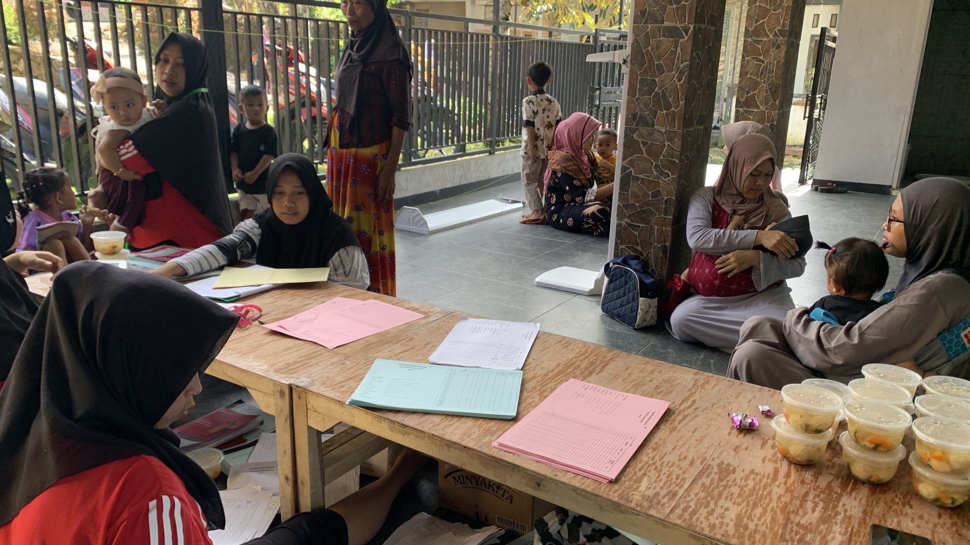 Pendampingan Posyandu di Dusun Curug