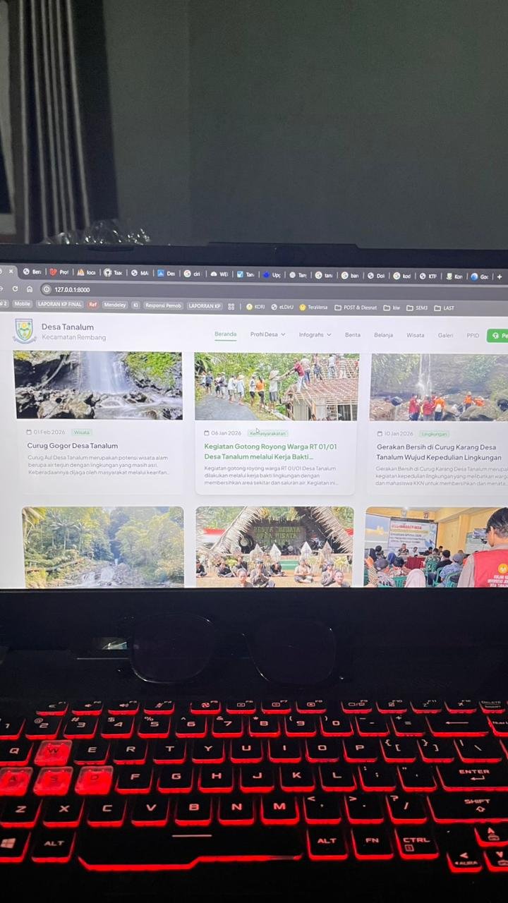 Optimalisasi Website Desa Tanalum
