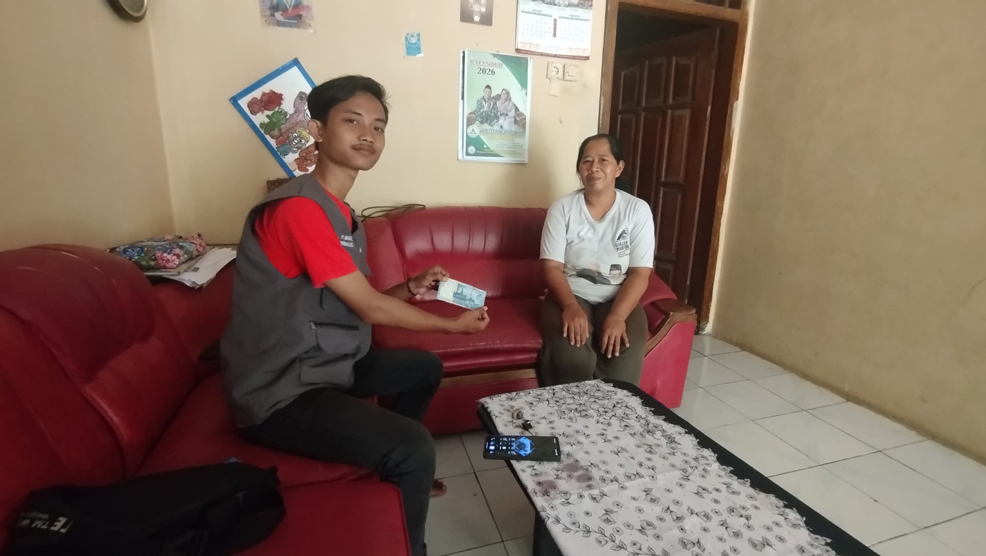 Penggalangan Dana untuk Korban Bencana Desa Serang, Kutabawa, dan Sangkanayu, serta Sowan ke Ketua BPD