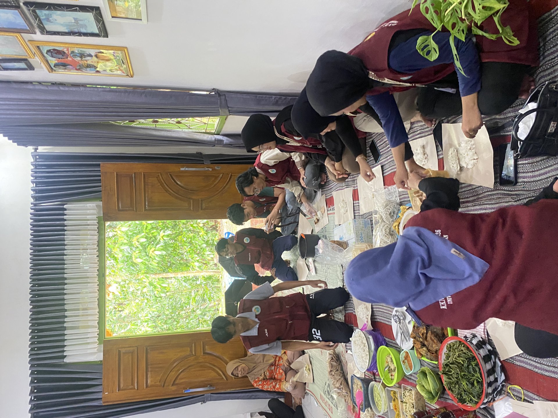 Mengikuti acara desa