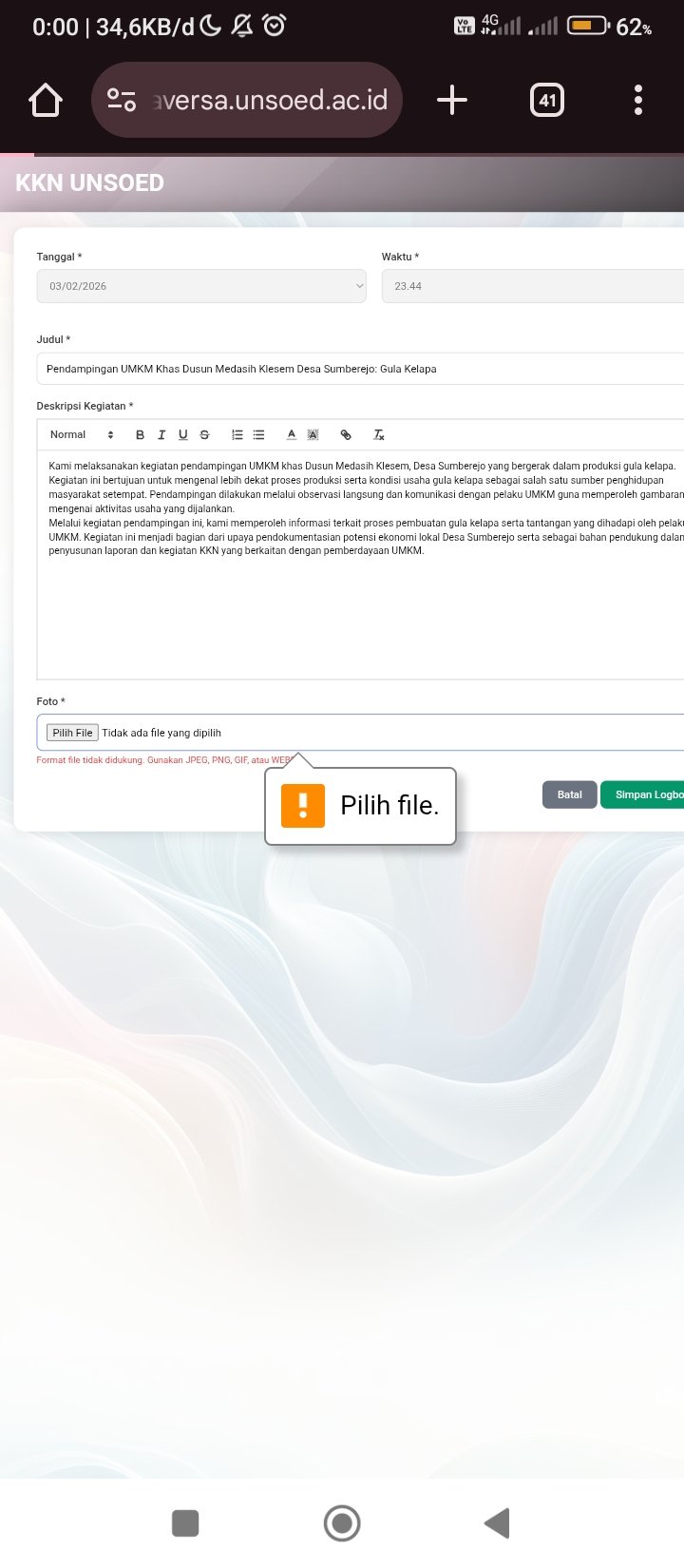 Pendampingan UMKM Khas Dusun Medasih Klesem Desa Sumberejo: Gula Kelapa