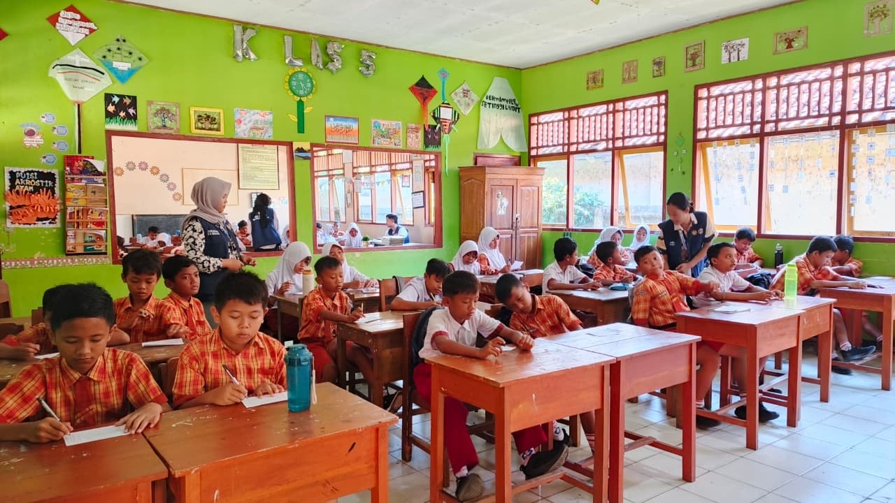 Kegiatan Hari Ke-28| Pendampingan Screening TBC di SDN 1 Pesanggrahan