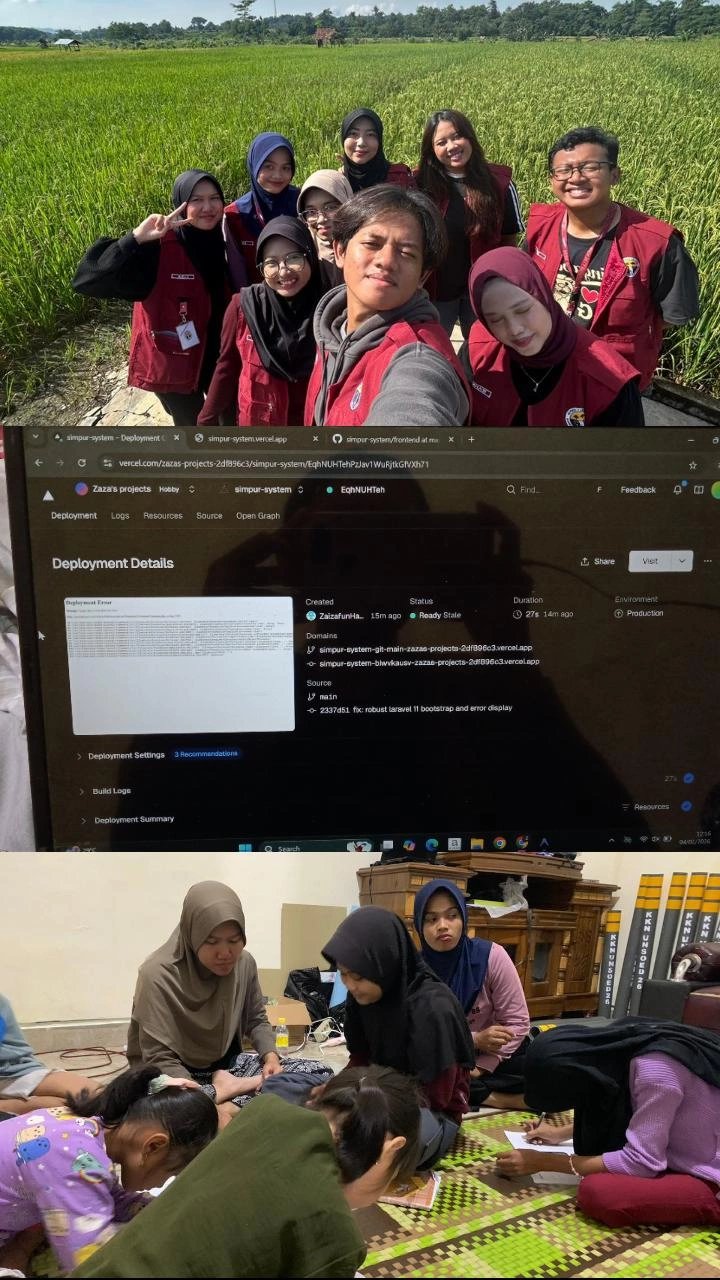 kegiatan kkn: take video, website, dan les