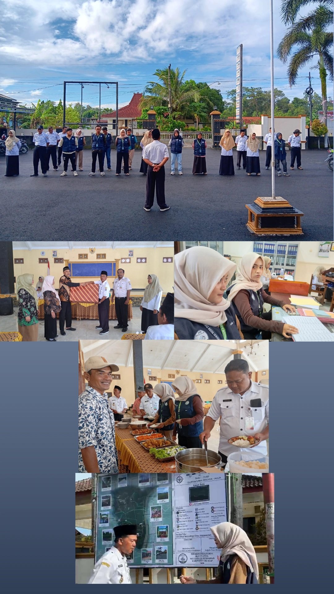Apel pagi,Peresmian Peta Potensi Desa,Kegiatan Pemberian Sk purna tugas kadus 7,Pelayanan Desa