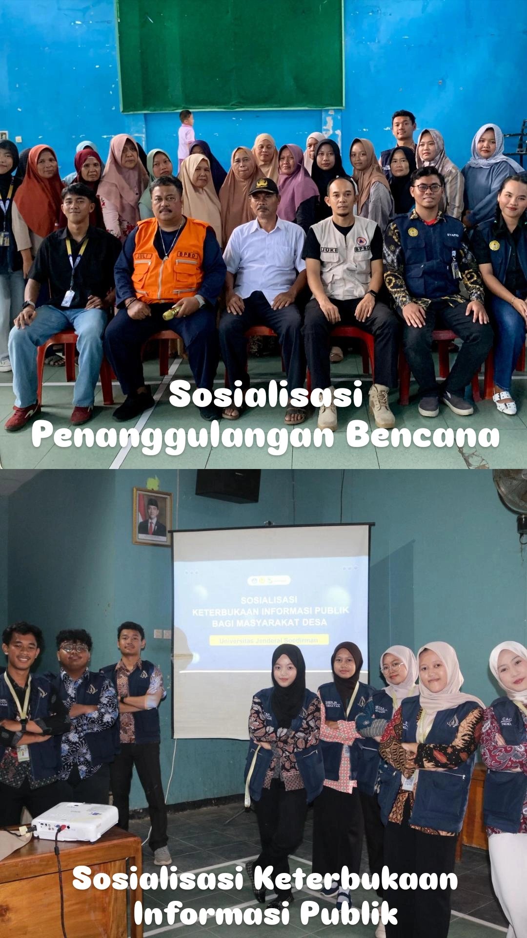 Sosialisasi Keterbukaan Informasi Publik & Sosialisasi Penanggulangan Bencana