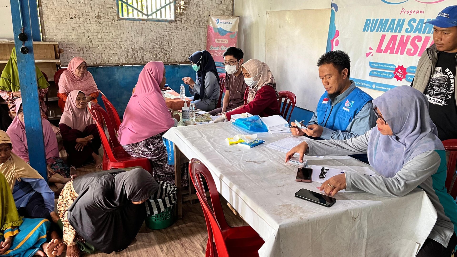 Pendampingan Cek Kesehatan Bersama Amal Bunda