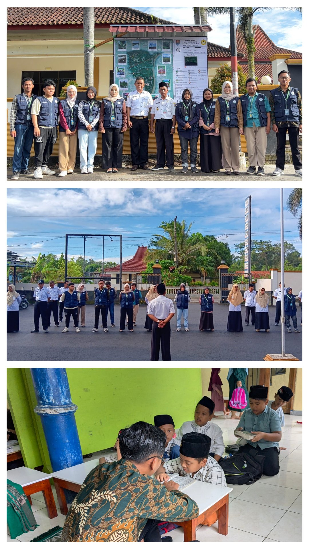 Hari Ke-29 Apel pagi di balaidesa Bulupayung, Peresmian Peta Potensi Desa, Pendampingan TPQ