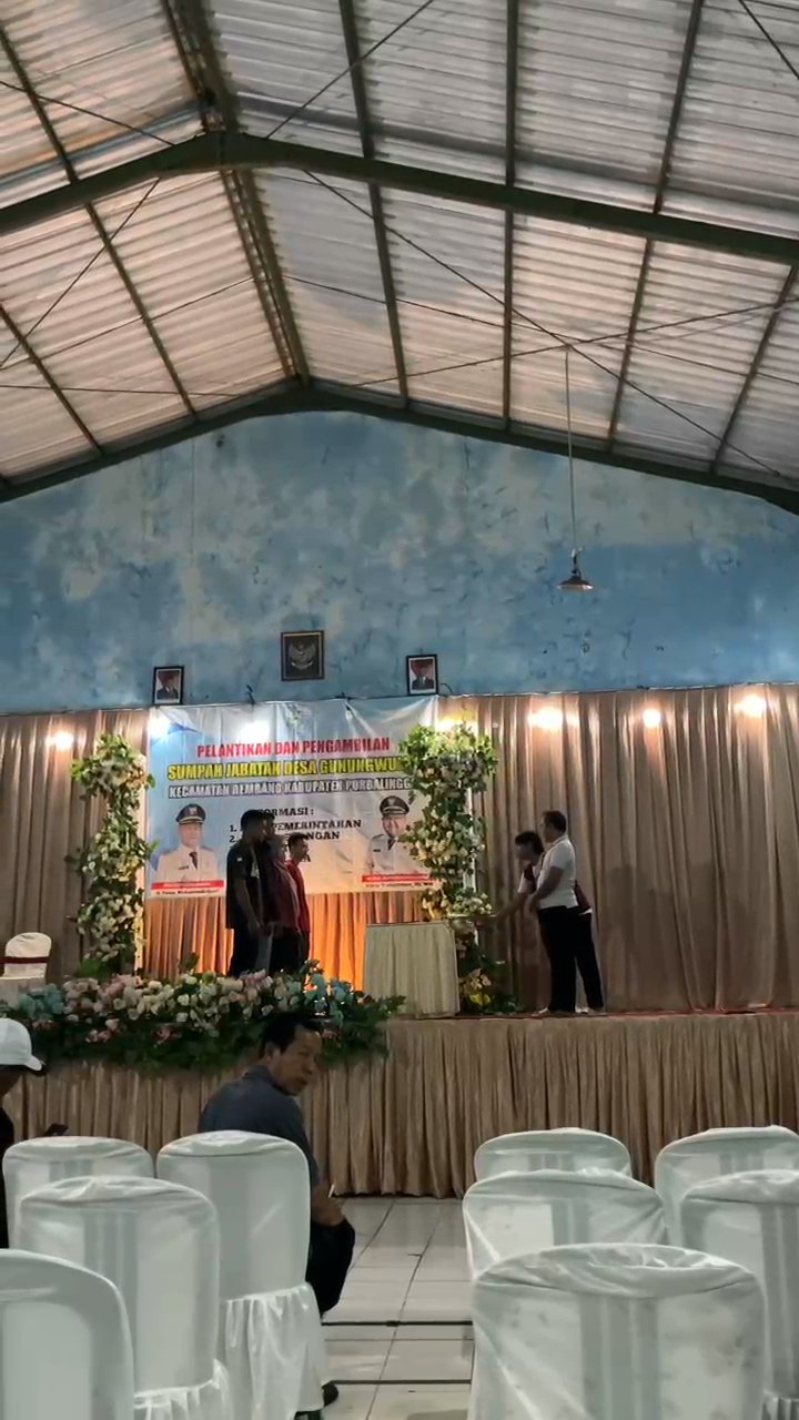 Gladi pelantikan perangkat desa