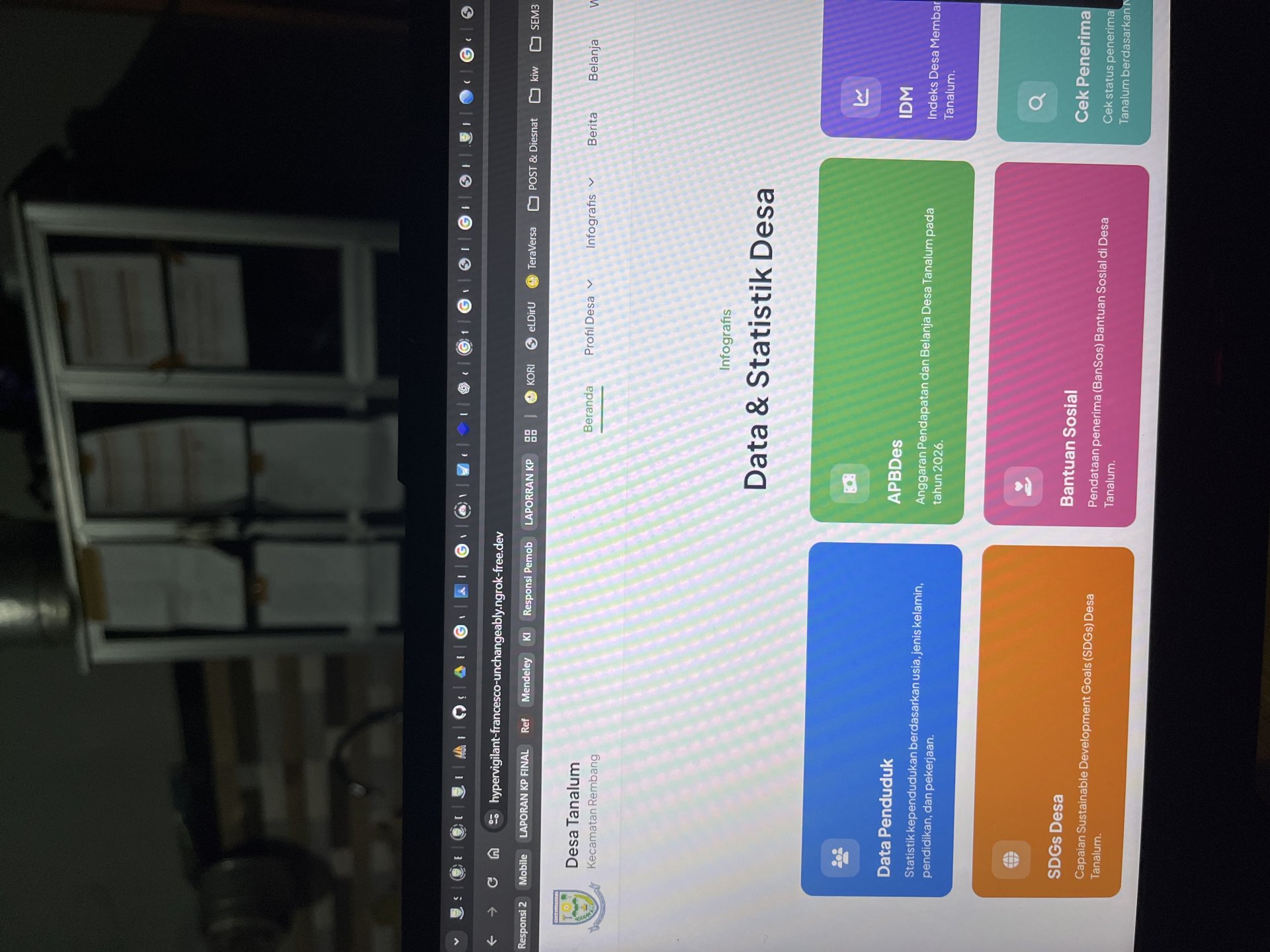 Optimalisasi Website Desa Tanalum