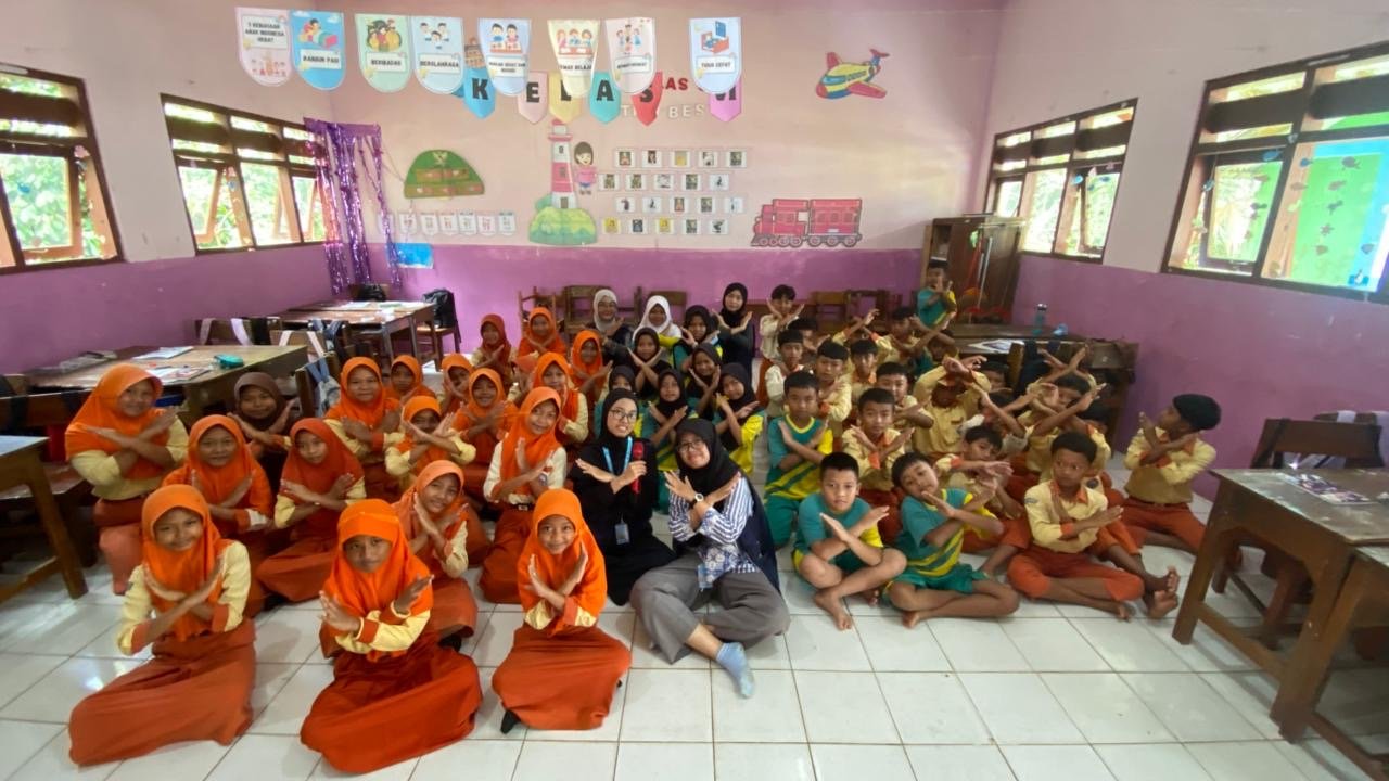 Logbook Hari ke 29, Sosialisasi Anti Bullying SDN 02 Ngalian