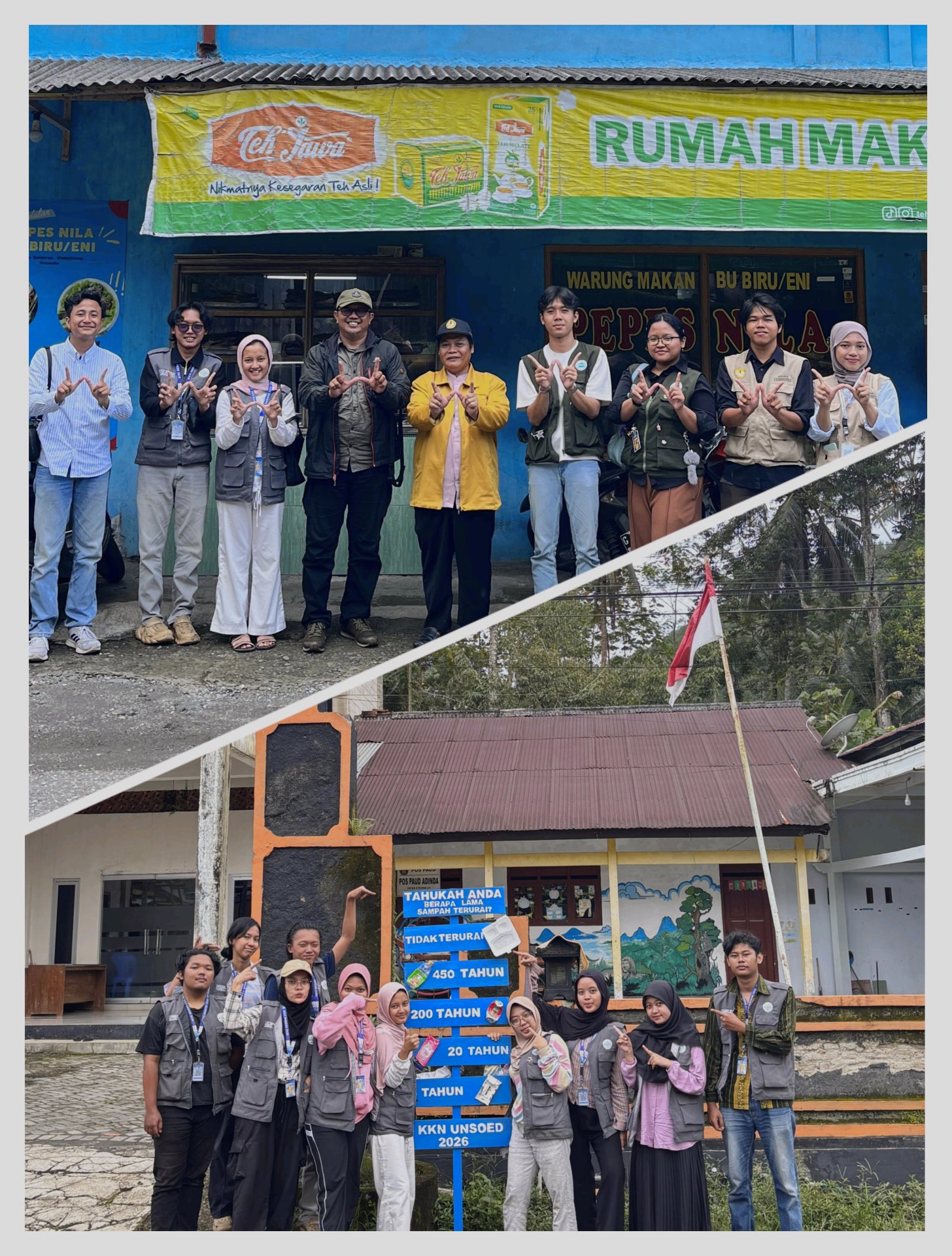 Pertemuan dengan LPPM dan Plang Sampah