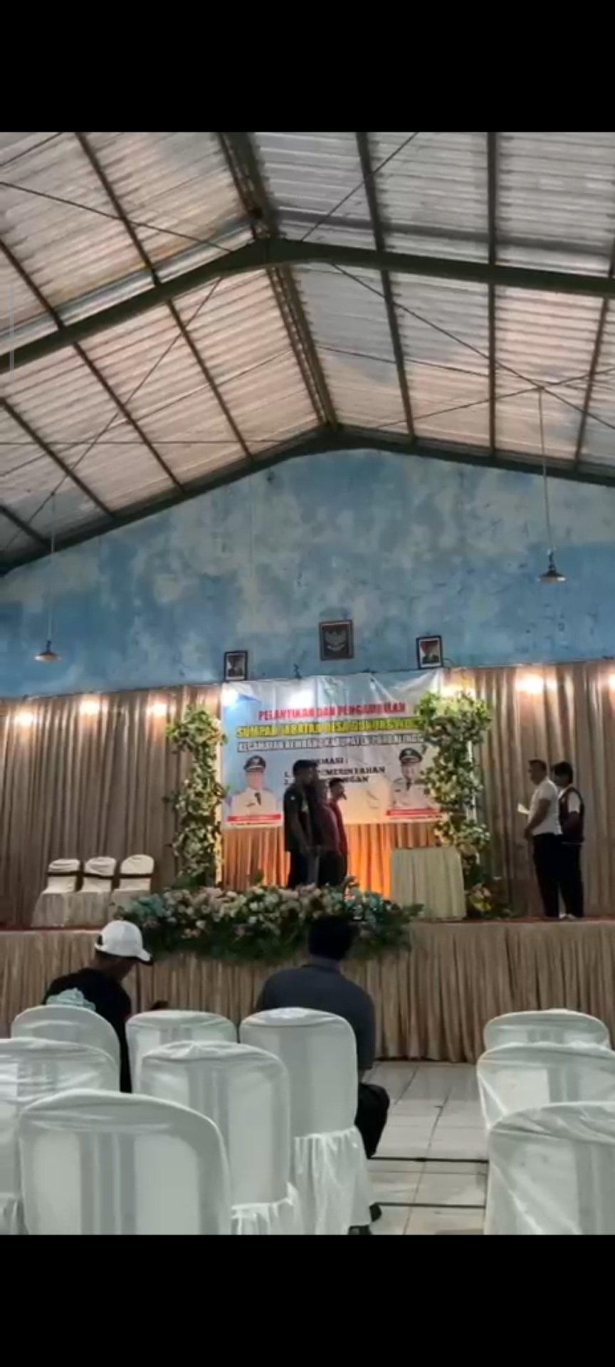 Gladi Persiapan Acara Pelantikan Kepengurusan desa Gunungwuled