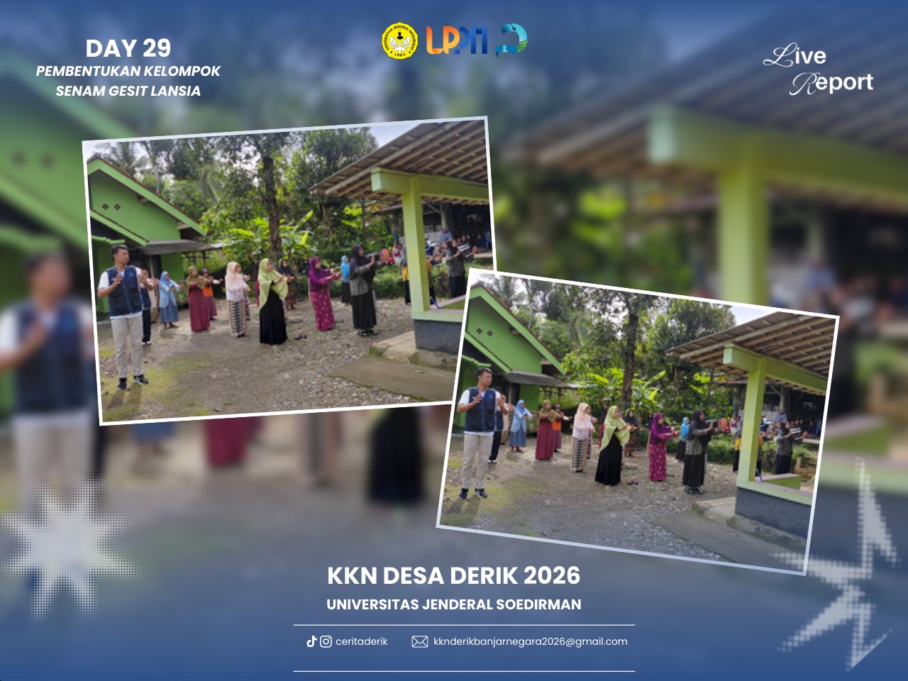 Day 29 – Pembentukan Kelompok Senam GESIT Lansia