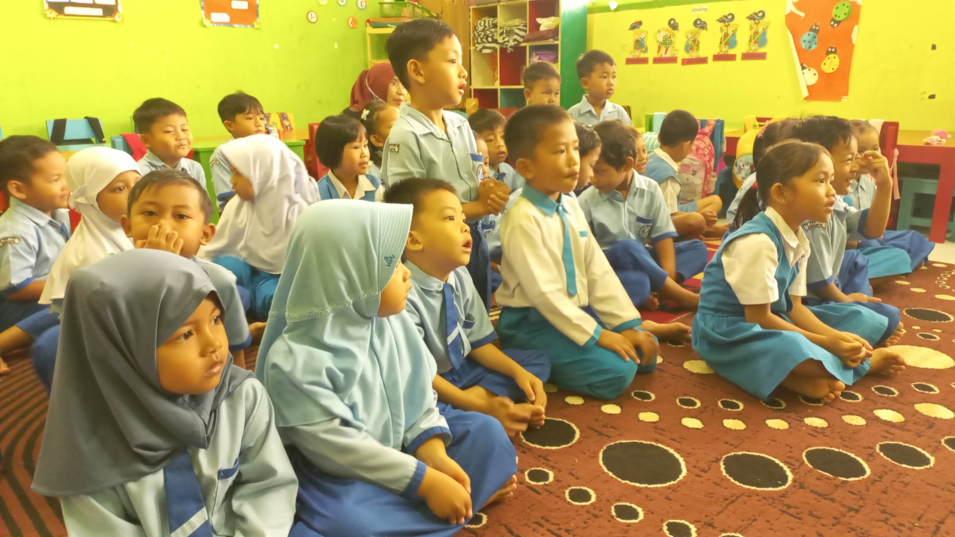 Pendampingan belajar TK Pertiwi