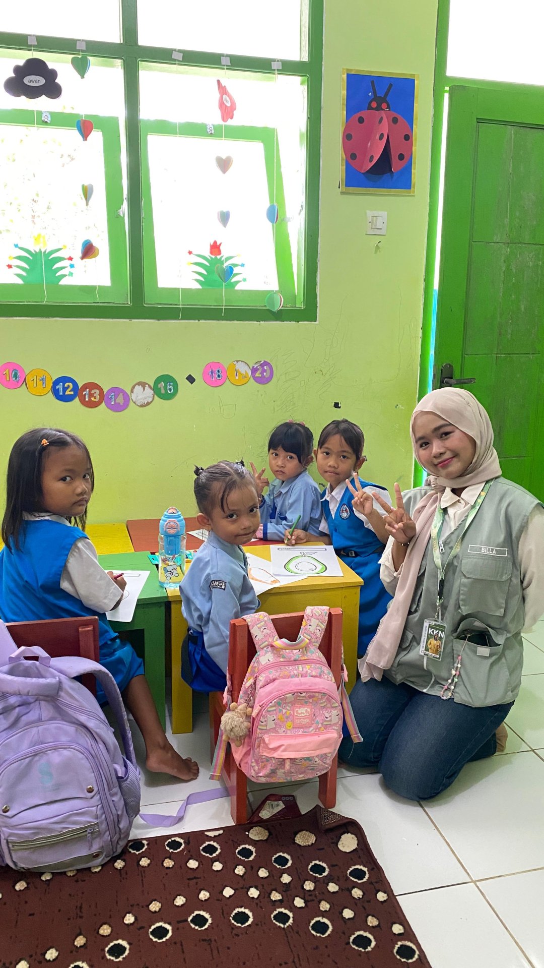 Pendampingan Belajar TK Pertiwi Sumampir