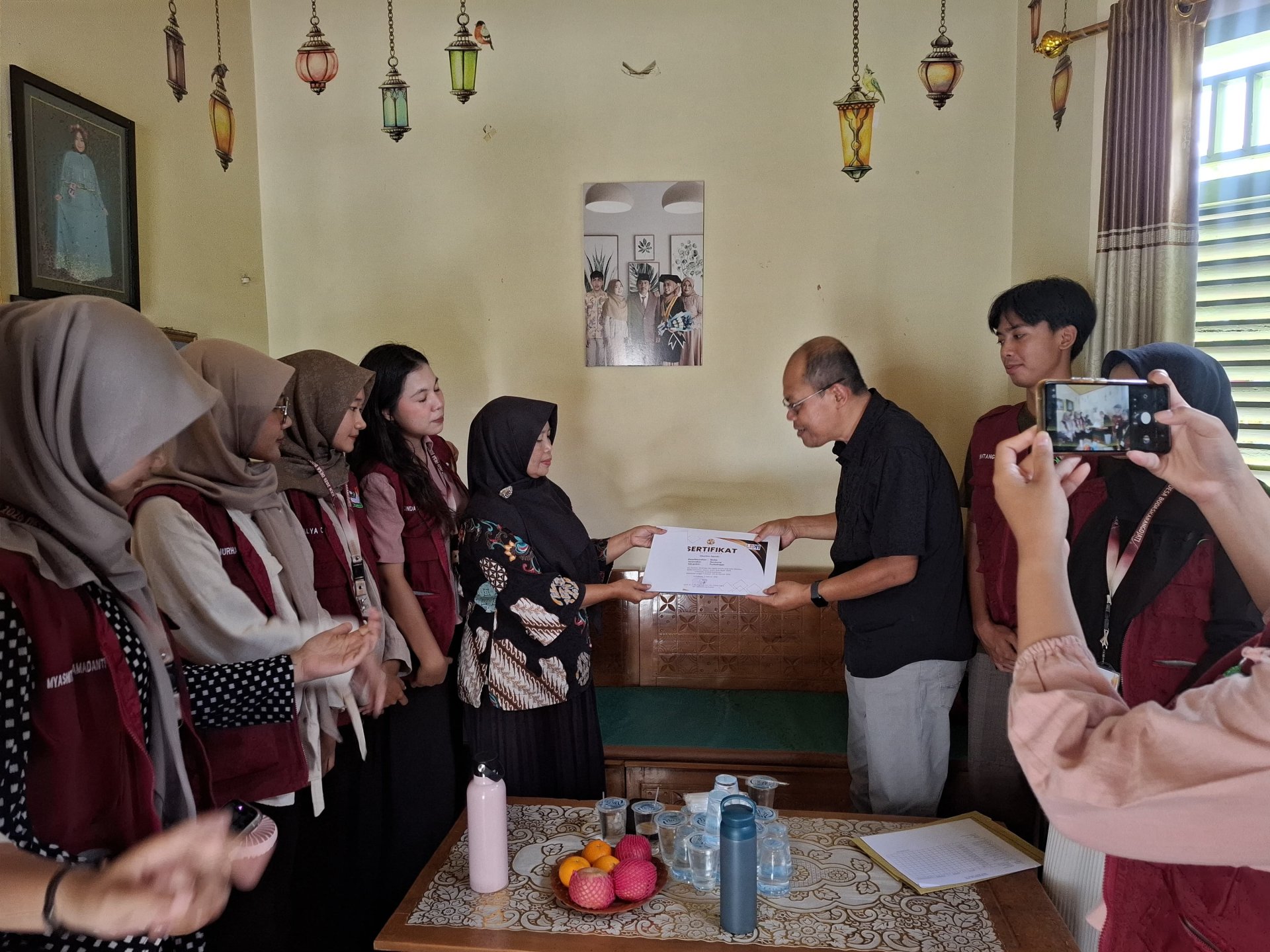 Kunjungan Dosen Pembimbing Lapangan (DPL) KKN UNSOED Desa Bodaskarangjati