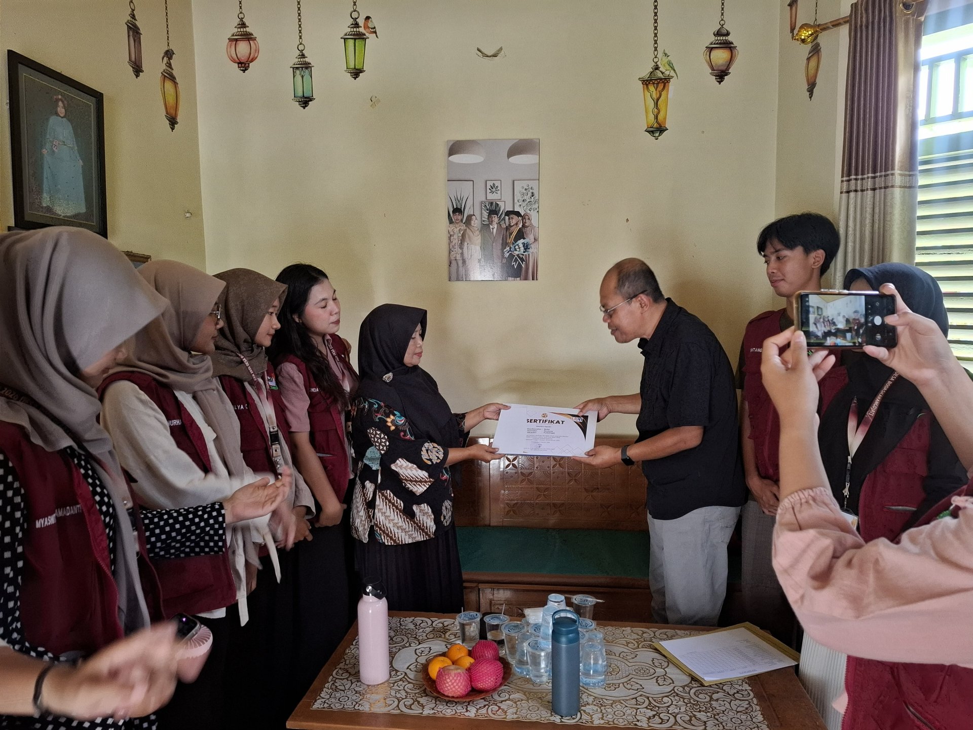 Kunjungan DPL ke Posko