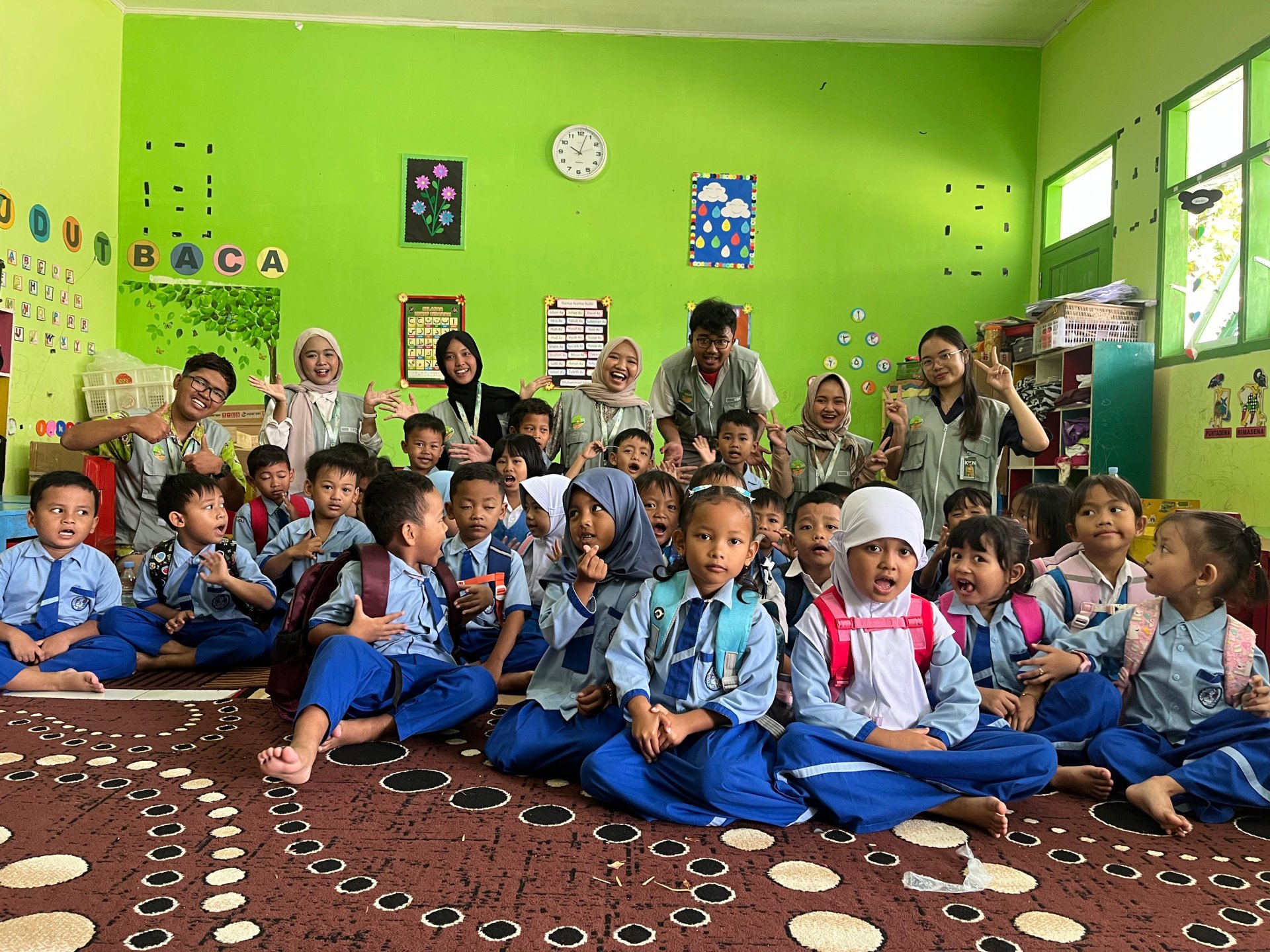 Pendampingan Belajar TK Pertiwi Desa Sumampir