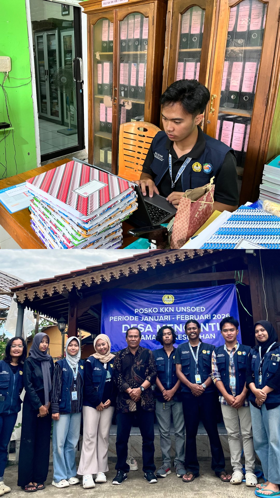 KKN DAY 30 - Piket Desa, Sosialisasi Lahan salin, Kunjungan kerumah bu kades, Kunjungan Korkab