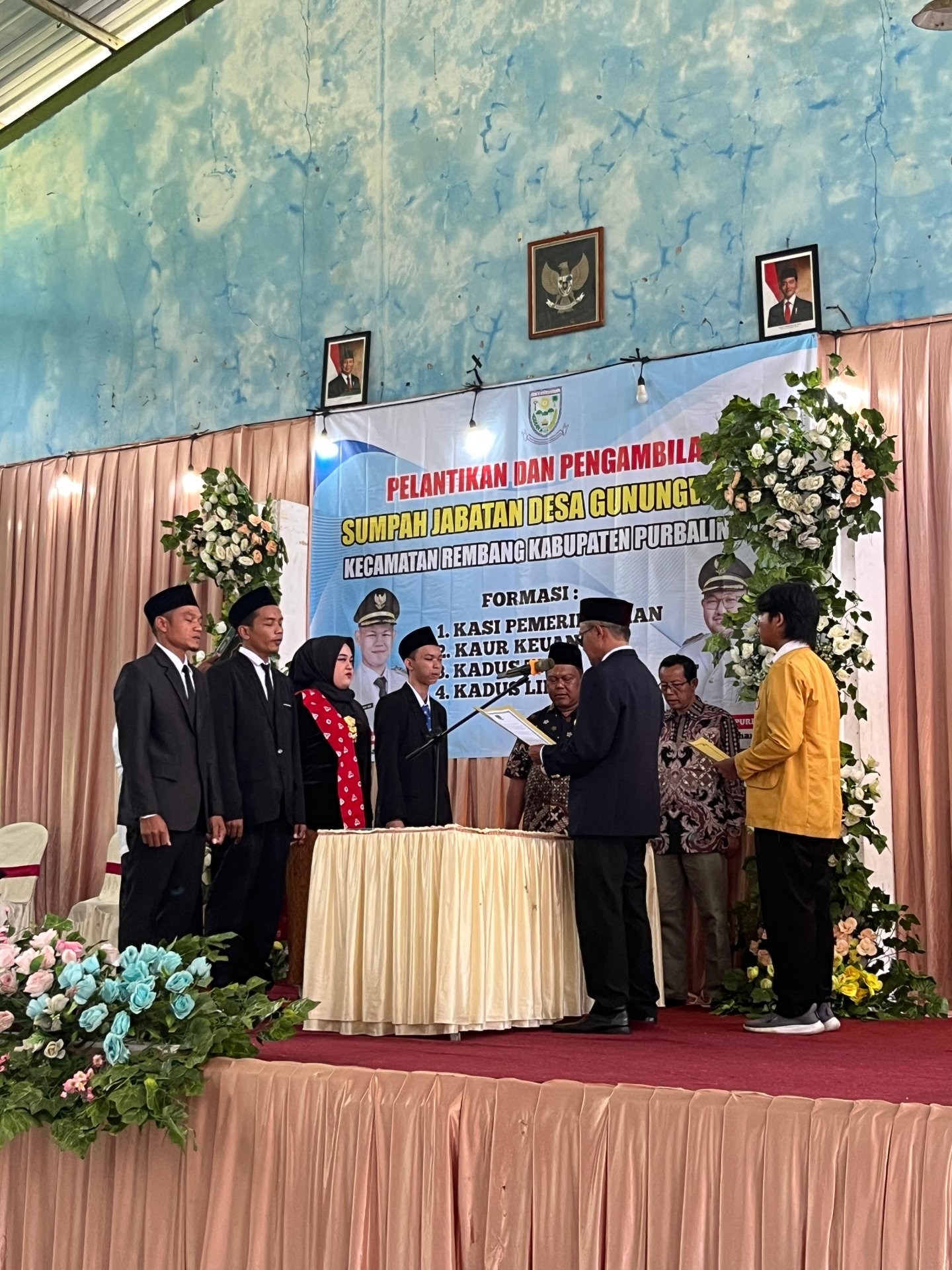 Pelantikan dan sumpah jabatan pegawai pemerintahan desa