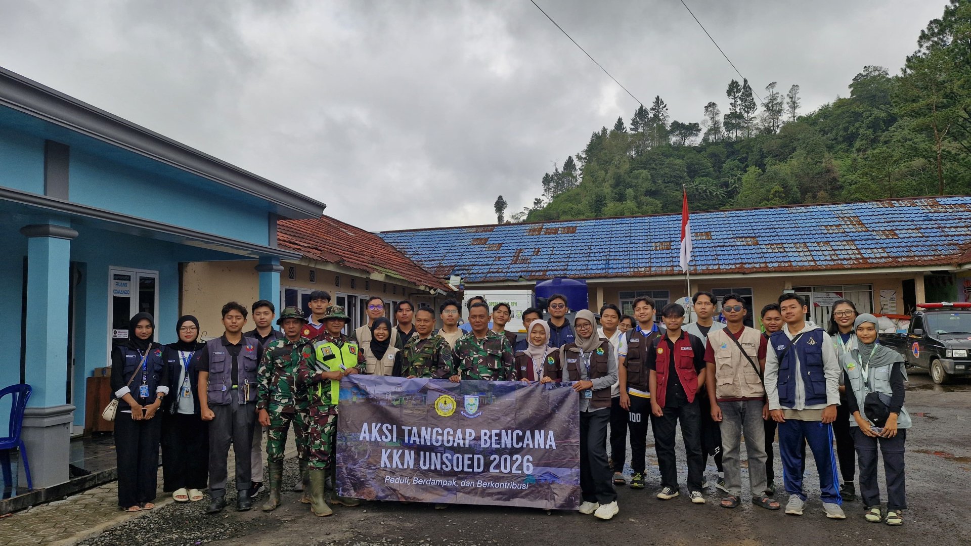 PENINJAUAN LOKASI BENCANA OLEH TIM TANGGAP BENCANA KKN UNSOED KECAMATAN RAMBANG 2026