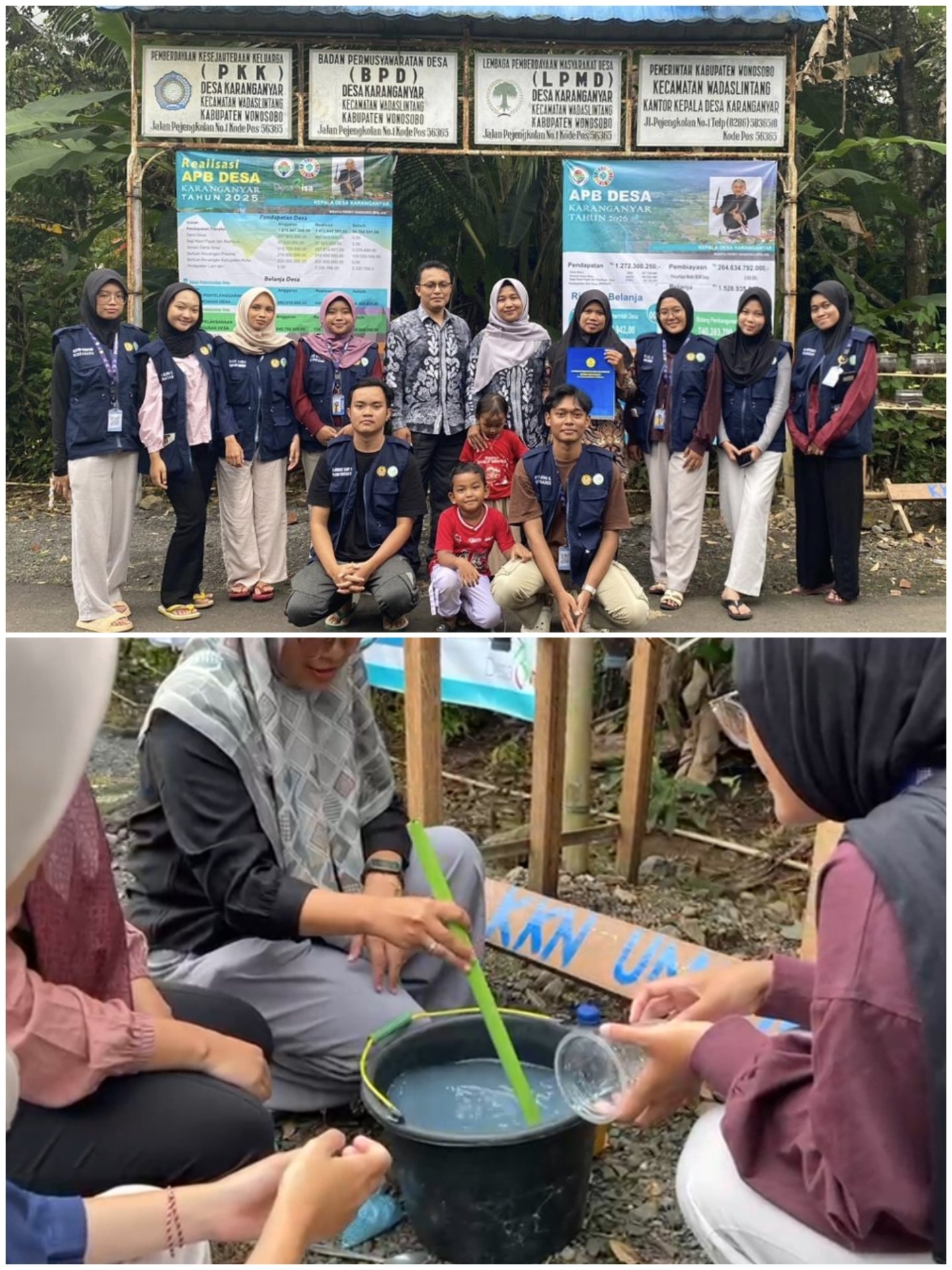 Kegiatan hari ke-30 KKN di Desa Karanganyar Kecamatan Wadaslintang Kabupaten Wonosobo