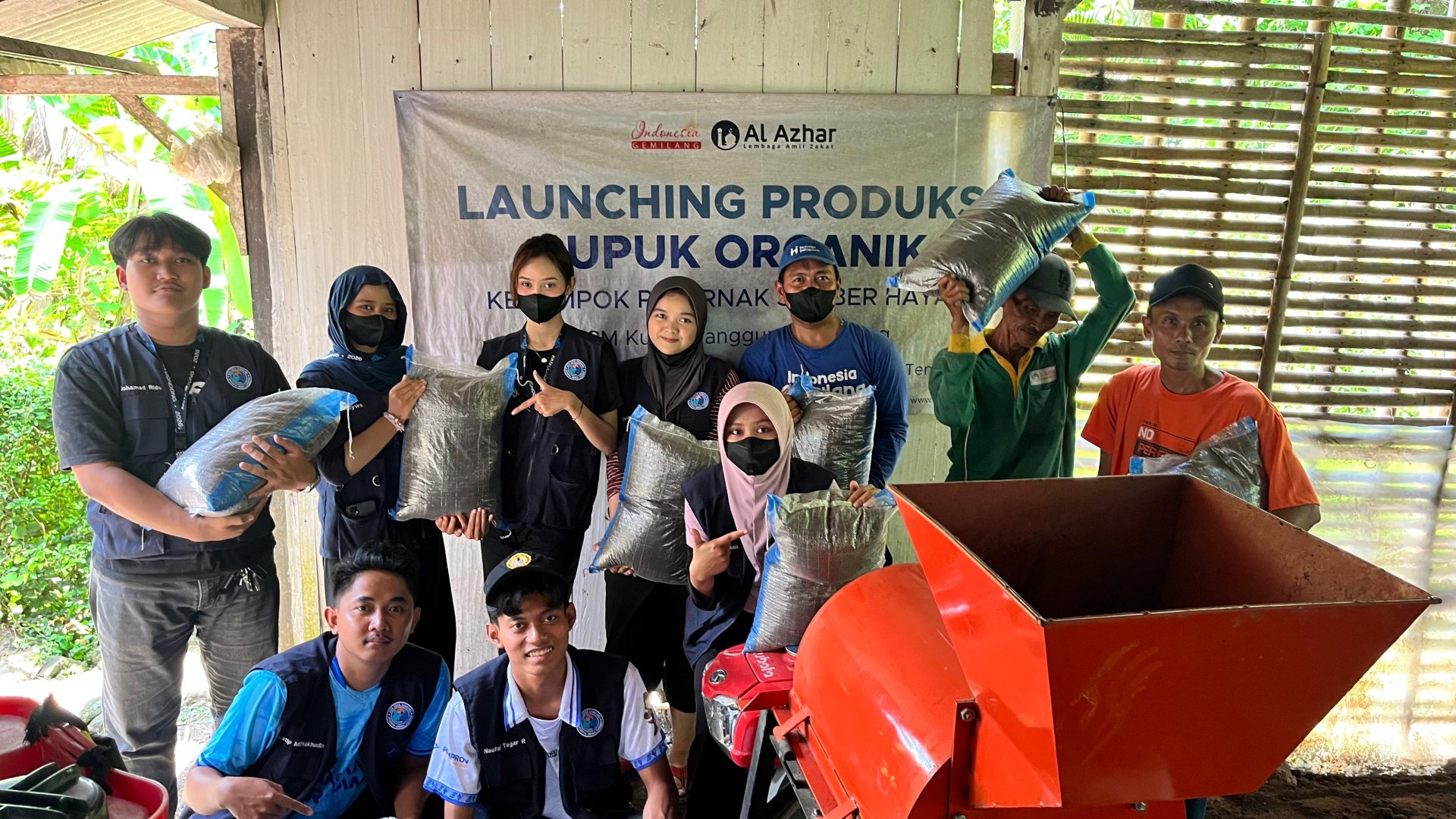 Demostrasi Pembuatan Pupuk organik Padat