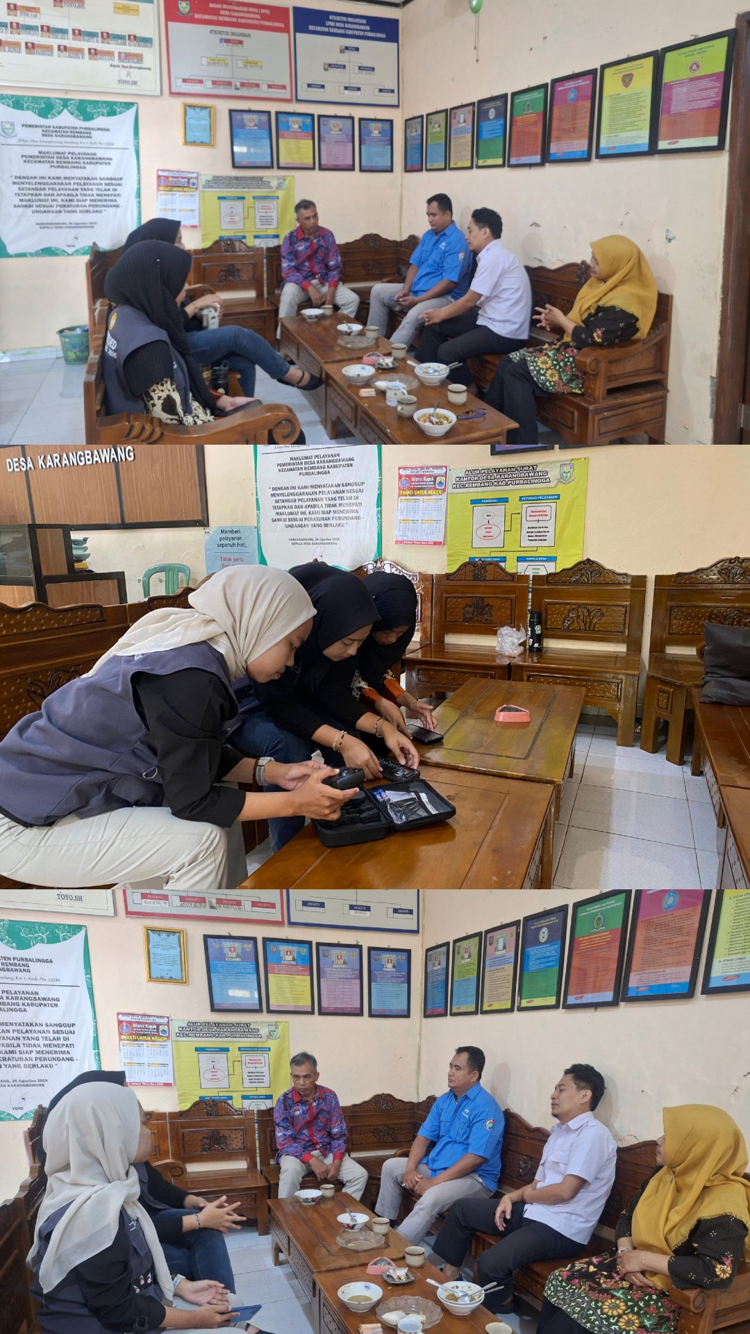 Piket Pelayanan kantor desa