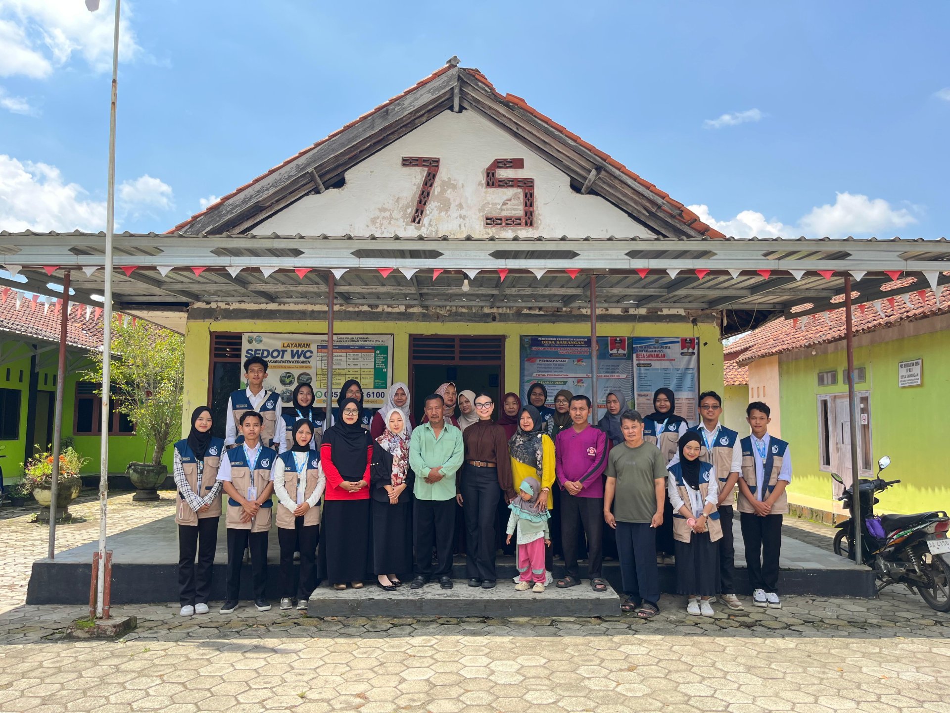 Sosialisasi Anti Bullying dan Pengambilan Nilai dari Balai desa