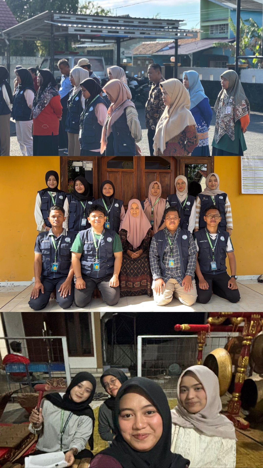 Hari ke - 31 Kegiatan Apel Pagi, Dokumentasi & Konten, Dengan Ibu Posko dan Seni Karawitan