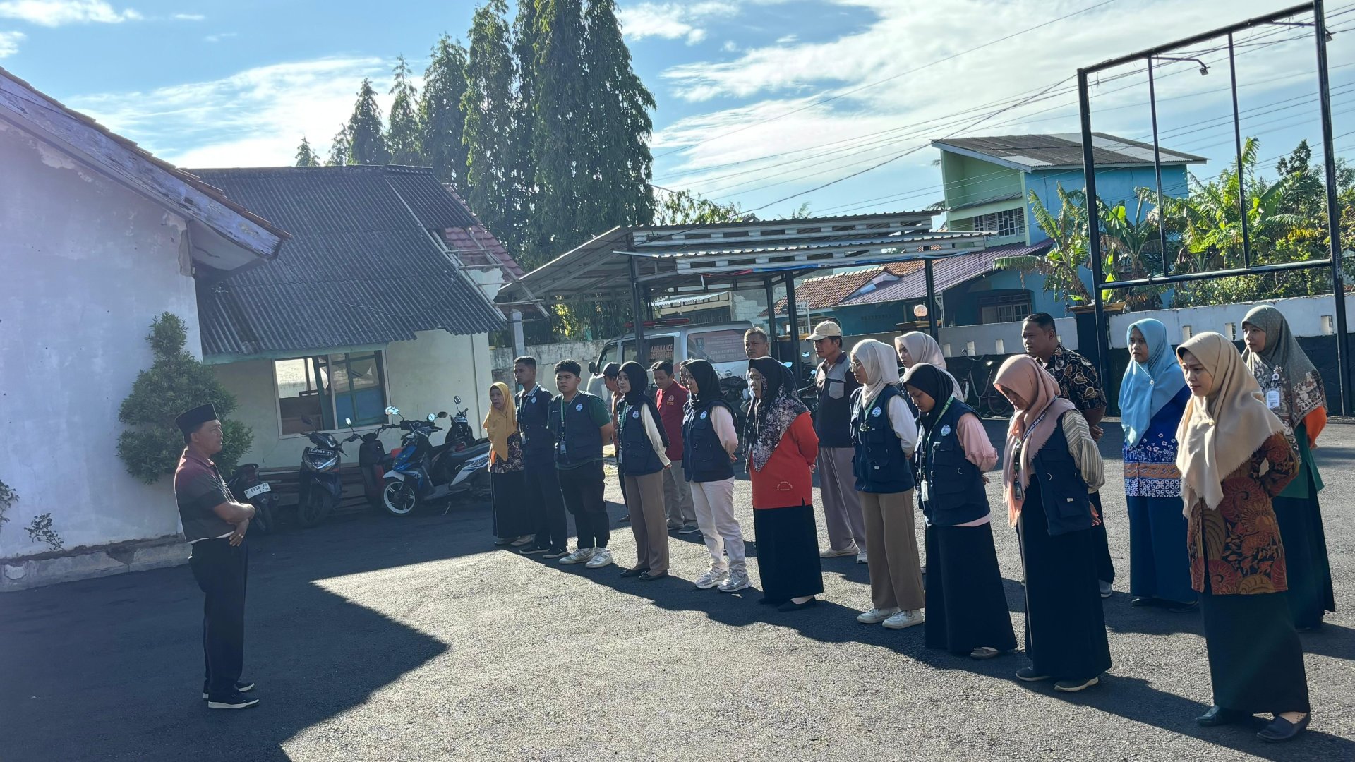 Kegiatan hari ke-31: Apel pagi