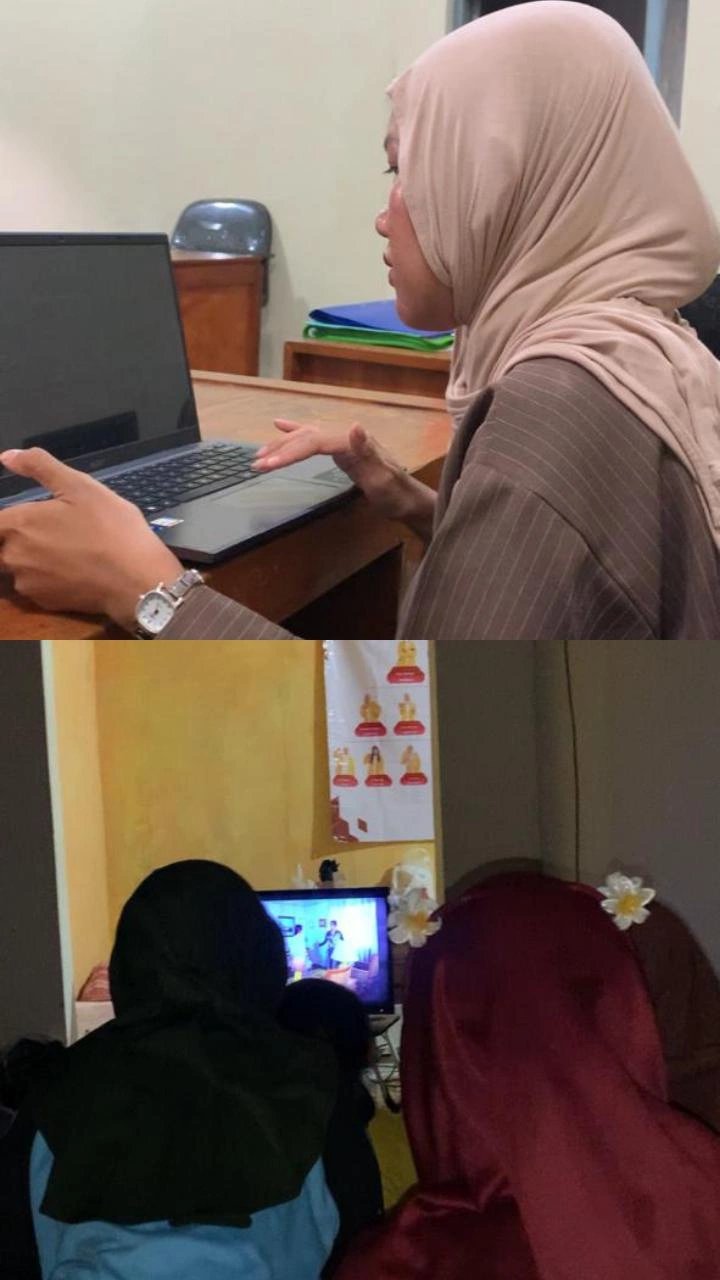 kegiatan kkn: piket baldes dan les