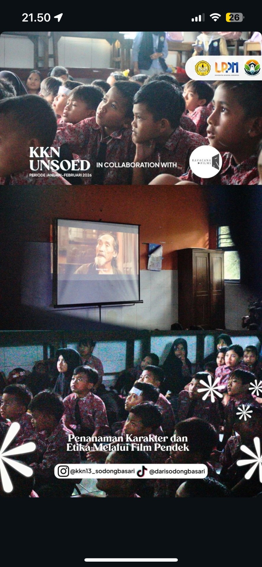 Menonton Film di SD (Part 1)