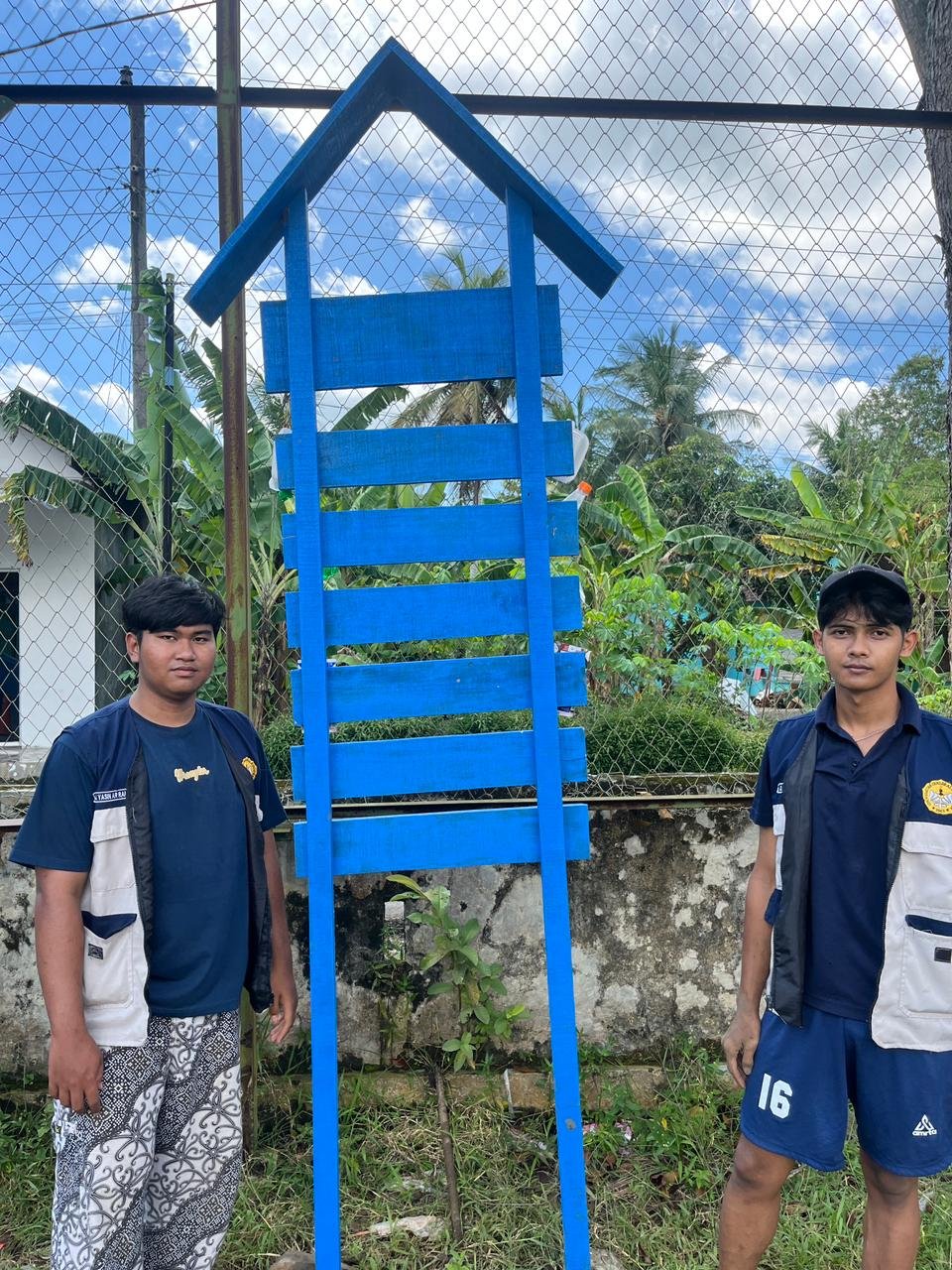 Day 31 Pendampingan PAUD, Pemasangan Plang Edukasi Sampah