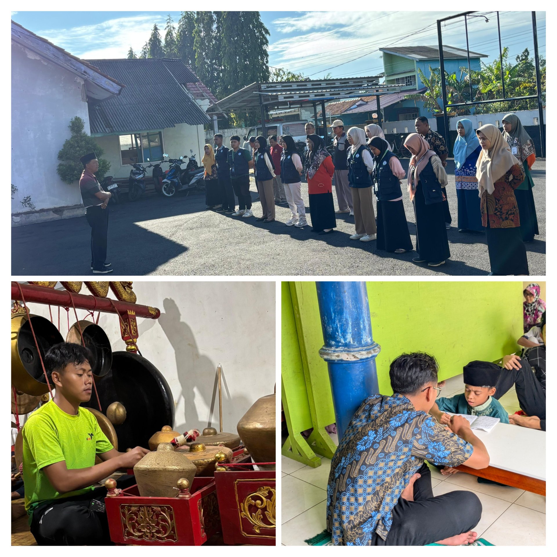 Hari Ke-31 Apel pagi di balaidesa, pendampingan TPQ, Latihan Karawitan