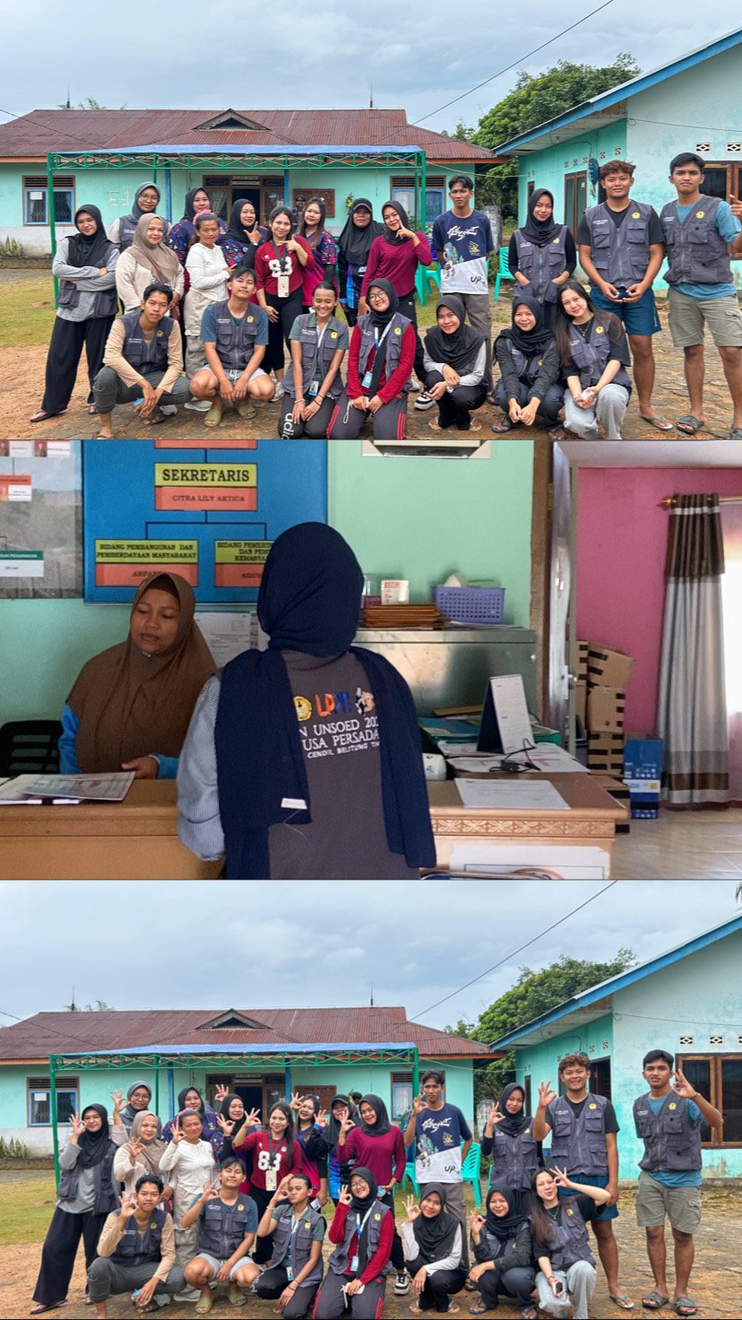 Senam Bersama Warga Desa Cendil dan Piket di Kantor Desa Cendil