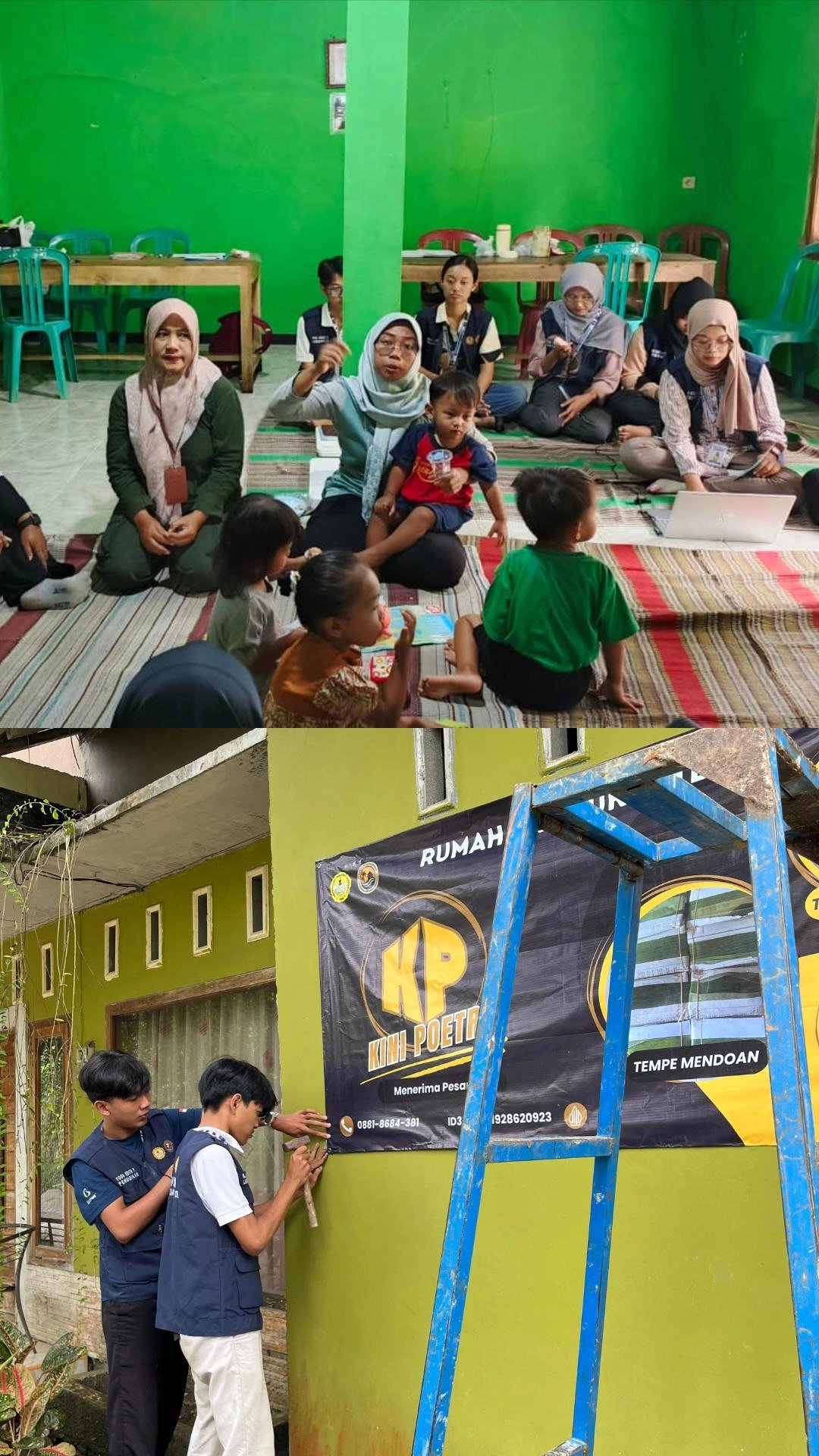 Kegiatan Ketiga puluh satu | Kegiatan sosialisasi posyandu dan pendampingan UMKM