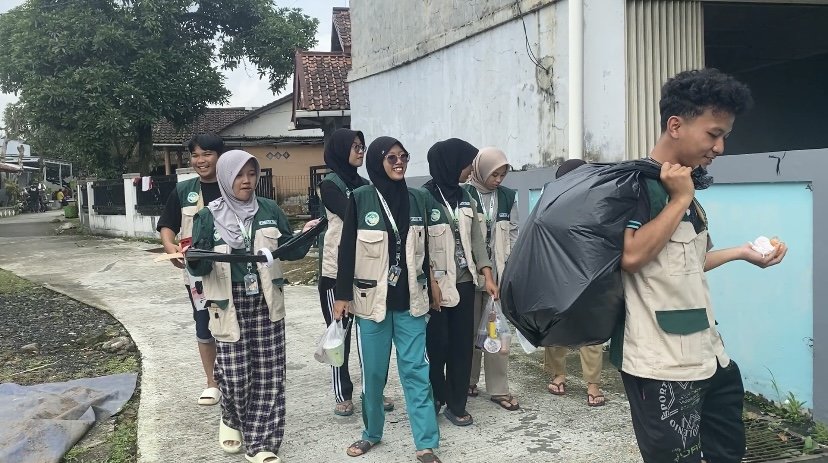 monitoring dan sosialisasi tambahan bank sampah
