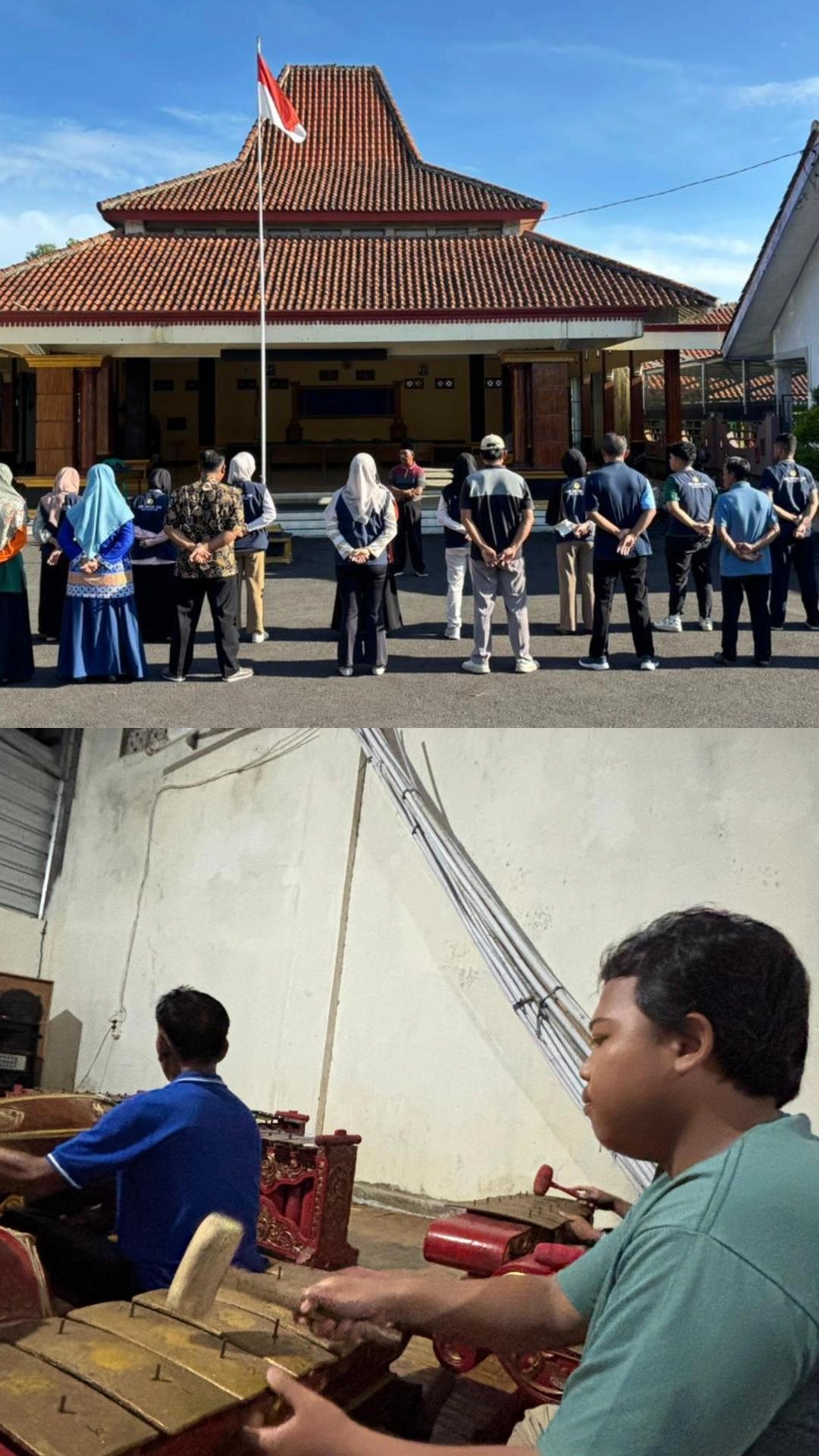 Hari 31_Apel Pagi di Balai Desa dan Latihan Karawitan Bersama Karang Taruna di Balai Desa