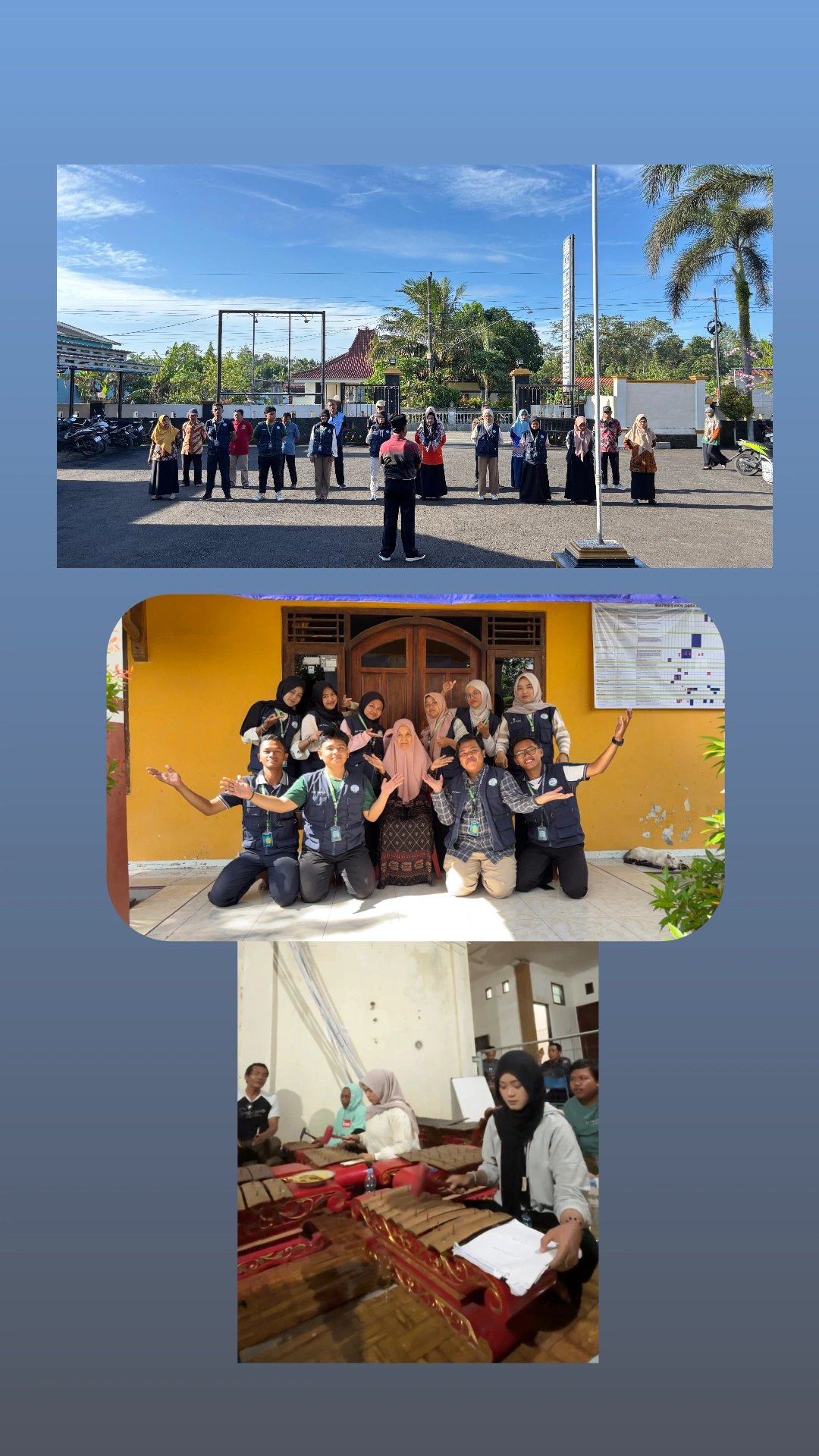 Apel pagi,Foto bersama,Latihan Karawitan