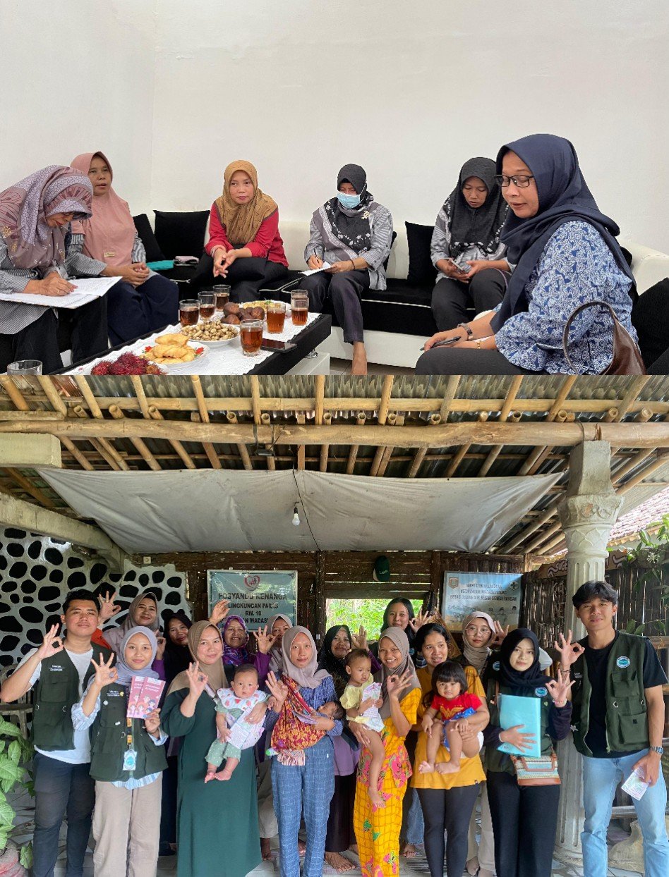 Sosialisasi Stunting, Pendampingan Posyandu RW 10 dan Rapat PKK Inti Kelurahan Wadaslintang