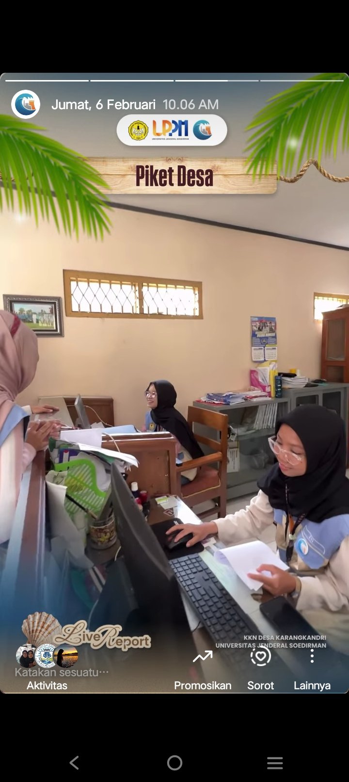 Piket Administrasi Desa