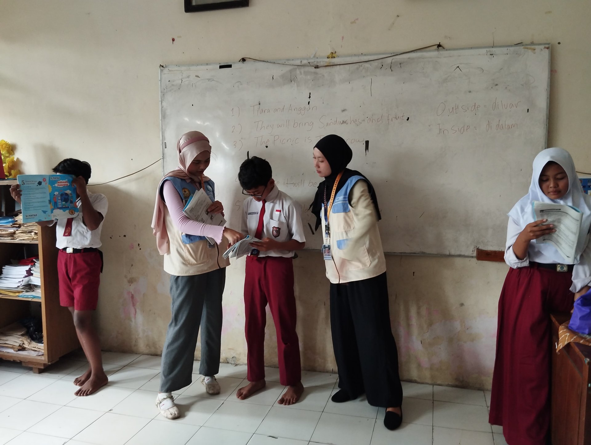 Mengajar di SD N 01 Karangkandri  (02 Februari 2026)