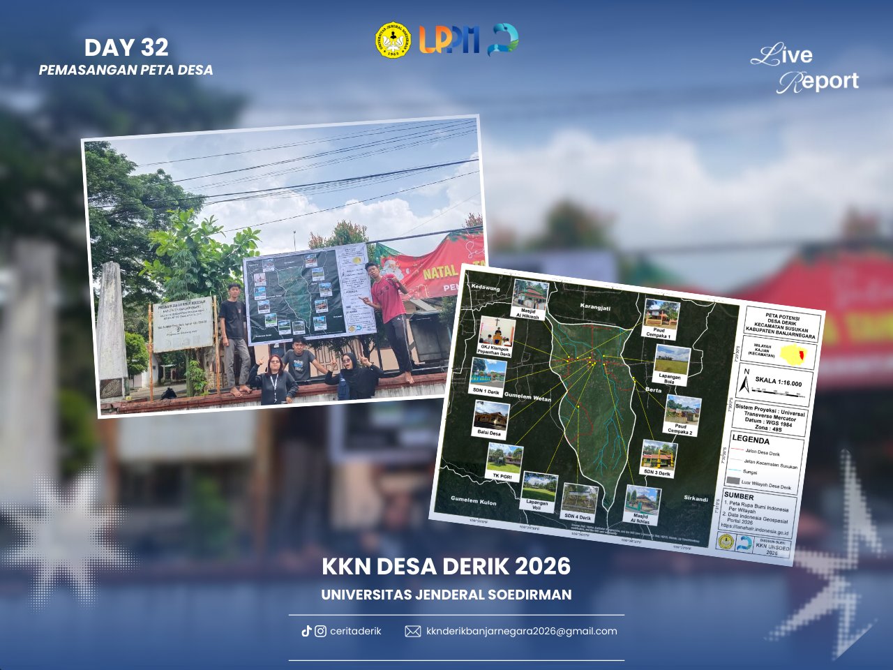 Day 32 – Pemasangan Peta Desa