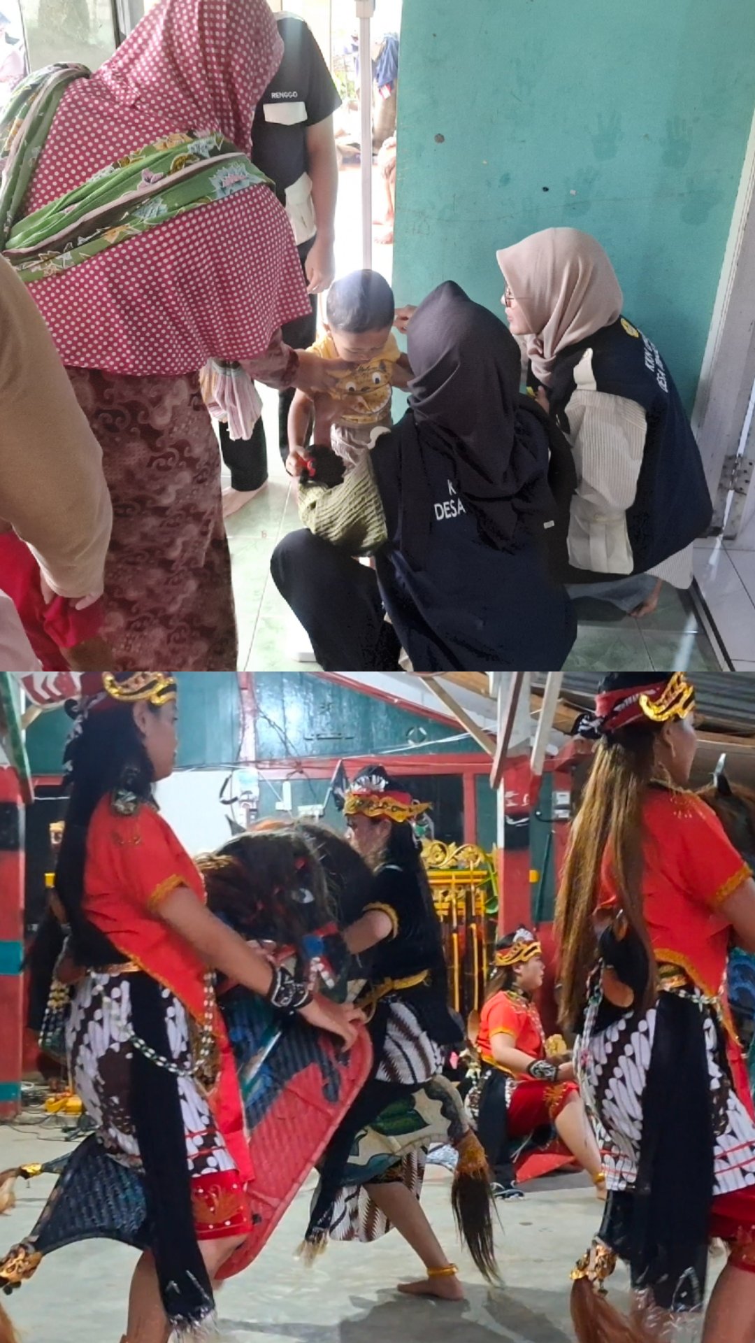 Kegiatan Posyandu dan Kesenian Kuda Kepang