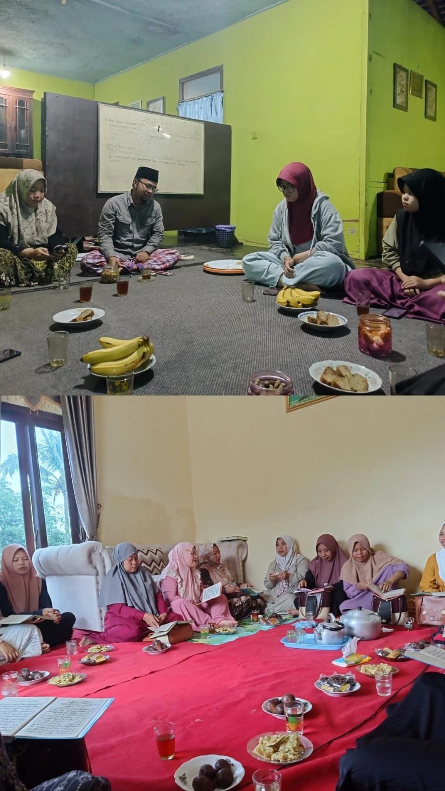 KKN DAY32-pengajian, video company profile, dan rapat persiapan perpisahan KKN