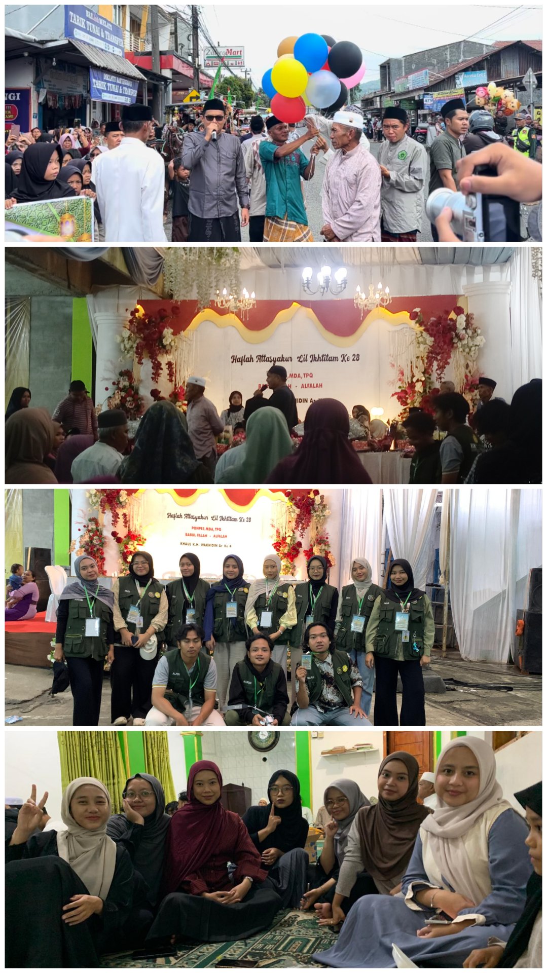 Mahasiswa KKN Turut Menyukseskan Haflah Attasyakur Lil Ikhtitam ke-28